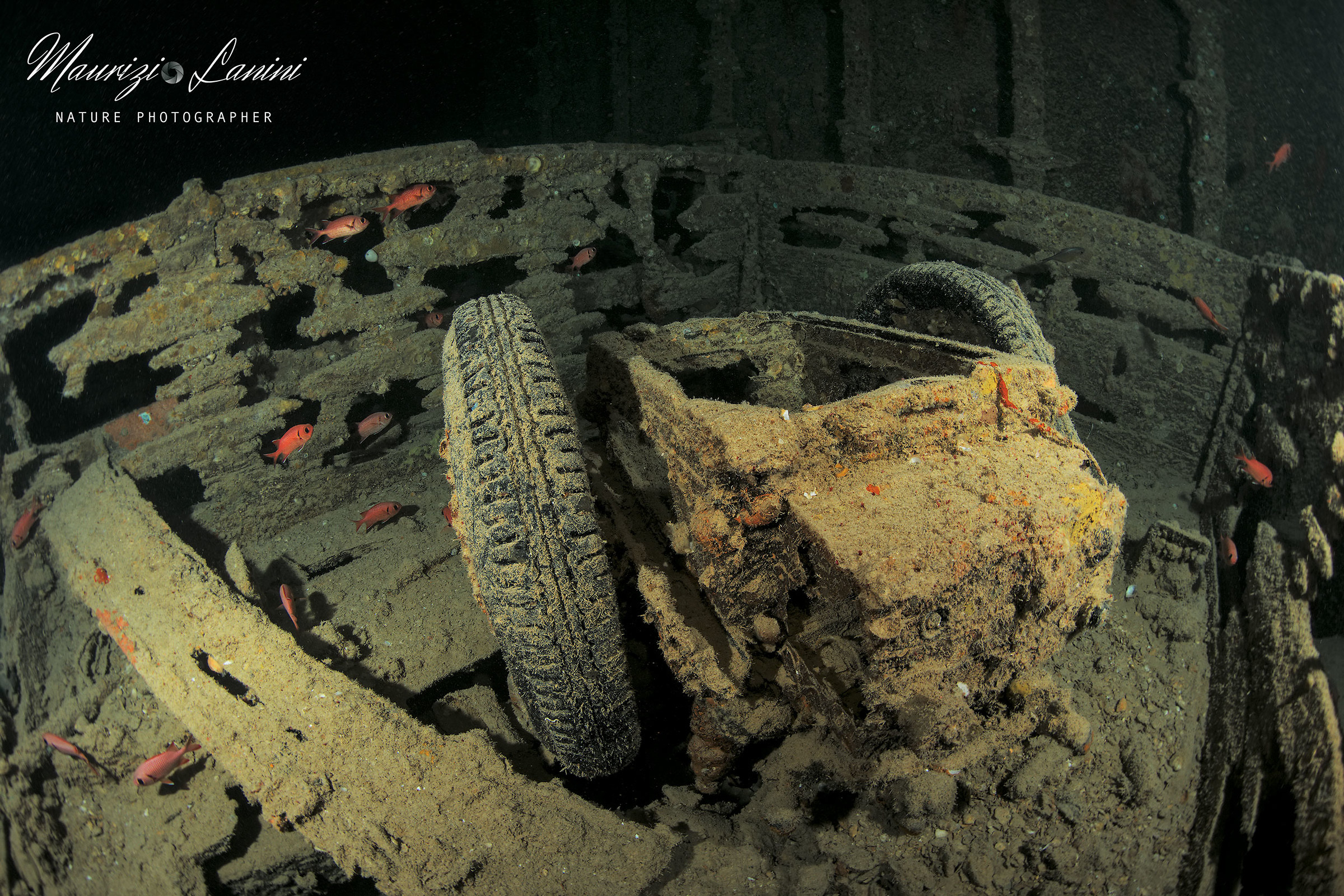 Le stive del relitto del Thistlegorm