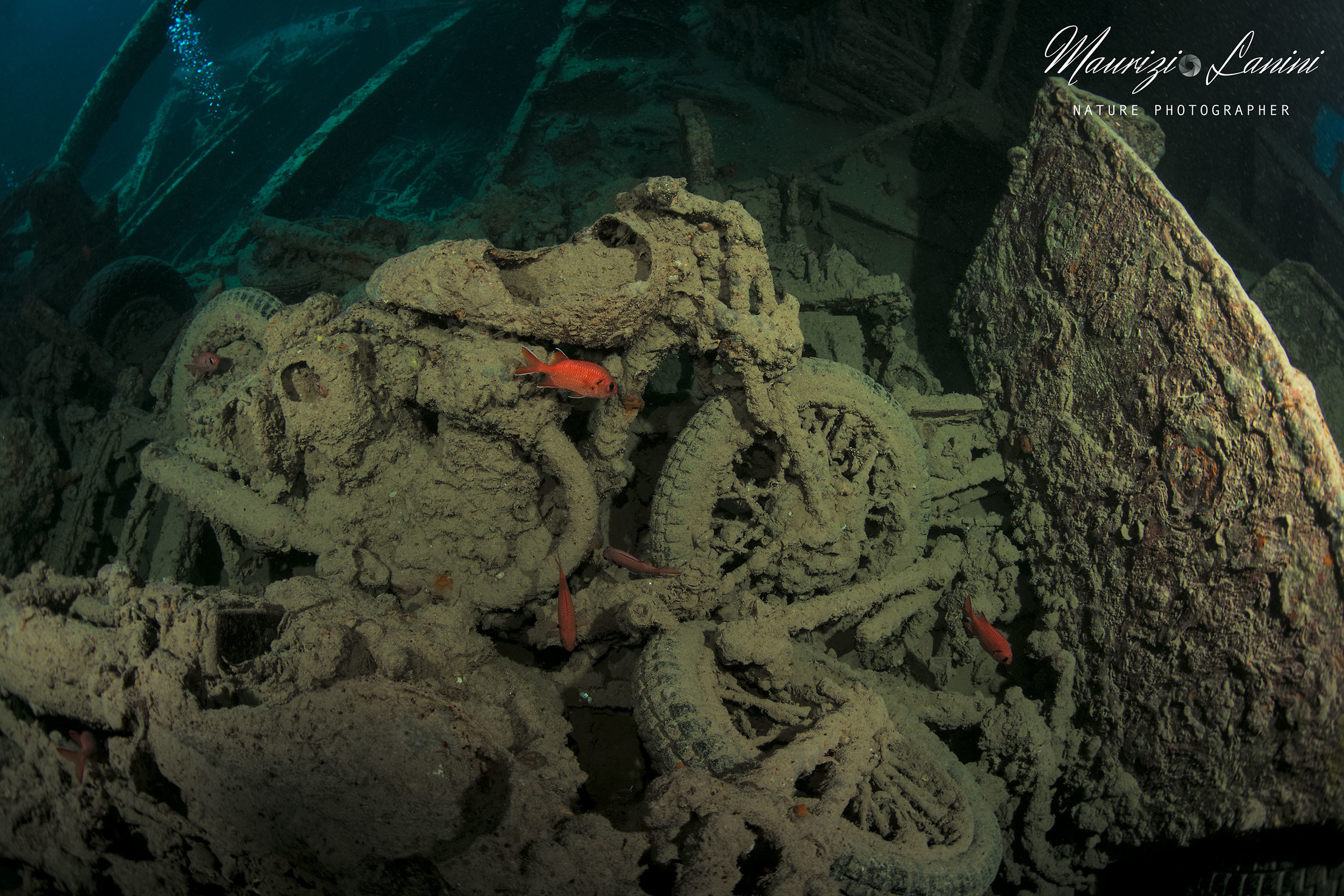 Le stive del relitto del Thistlegorm