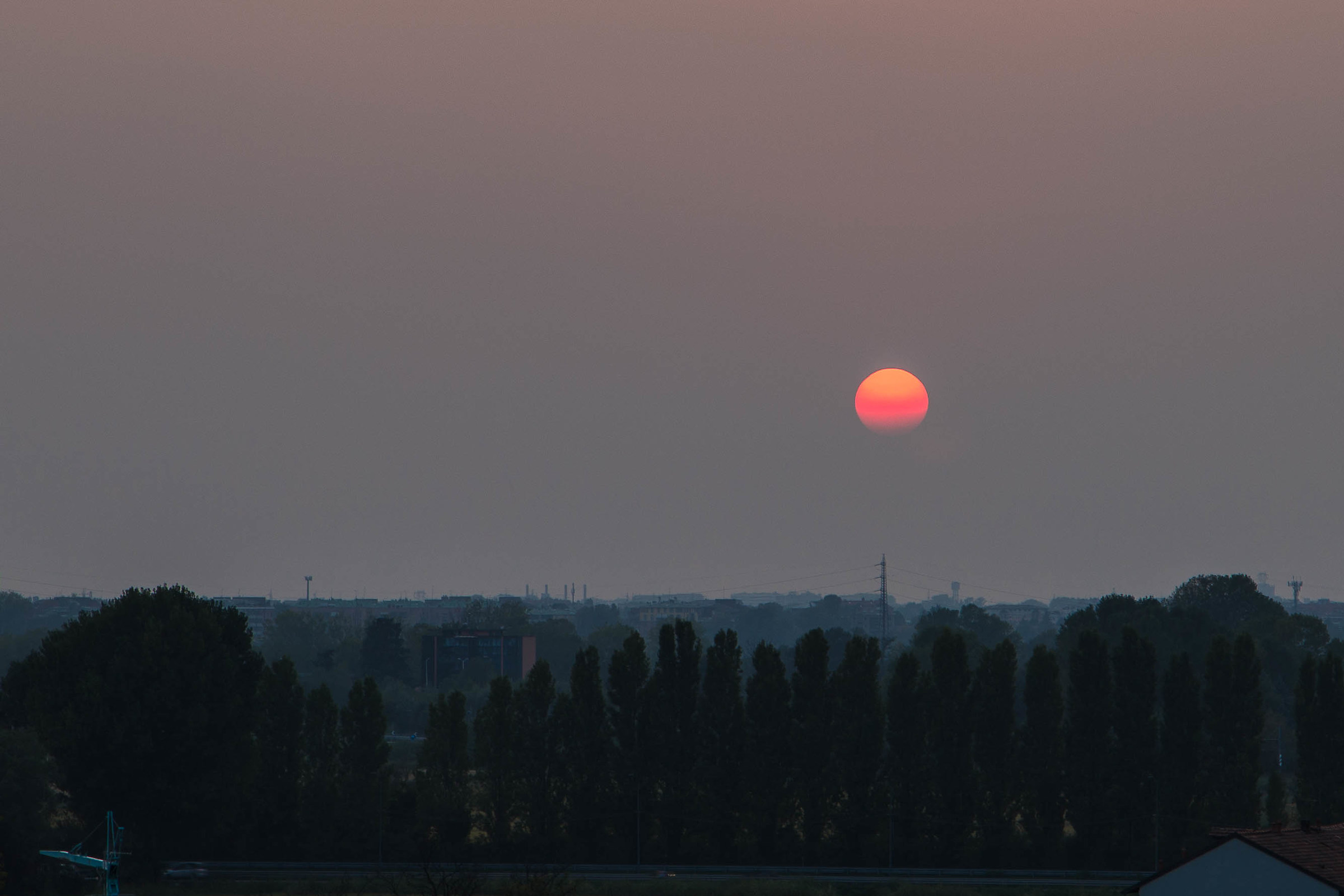 Autumn Sunset-Milan west