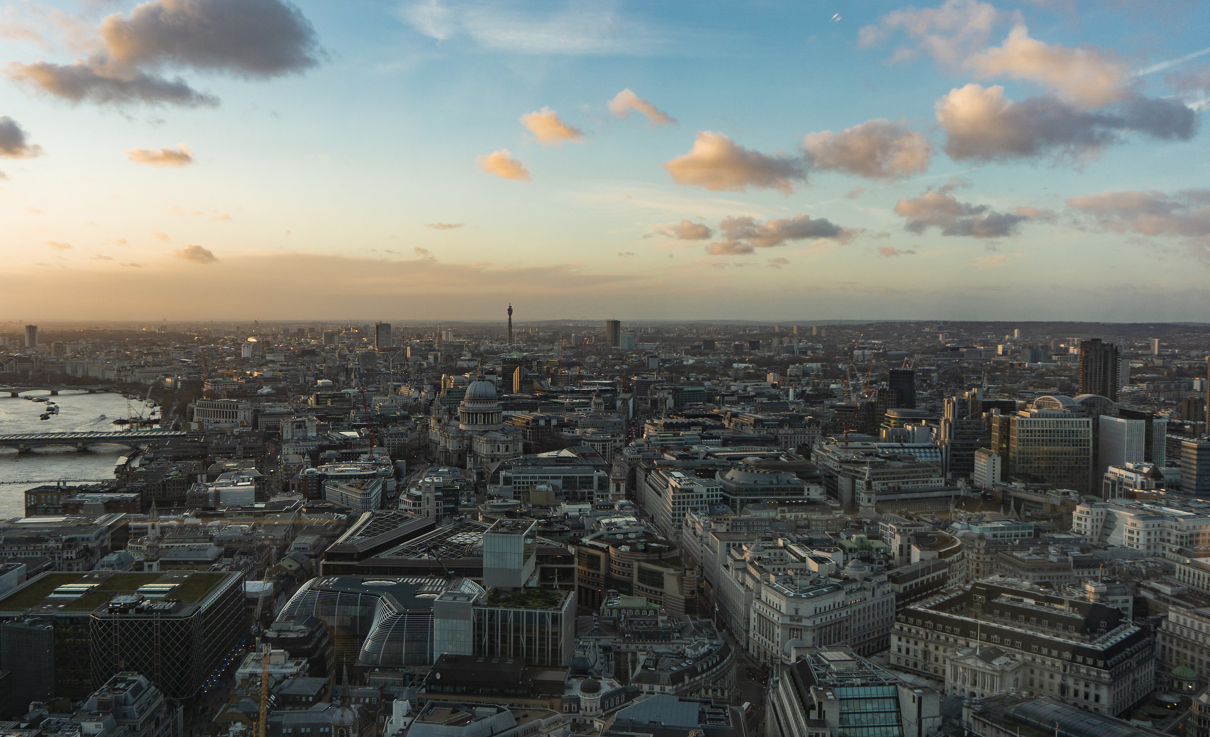 Sunset View from Sky Garden