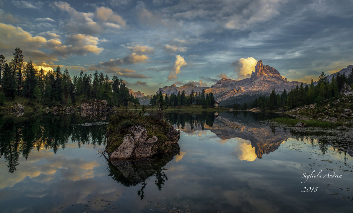 Lake Croda towards evening