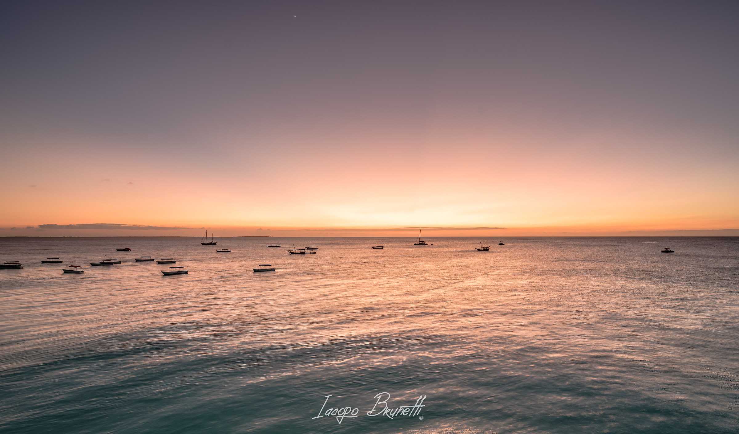 Sunset by the Rooftop in Nungwi