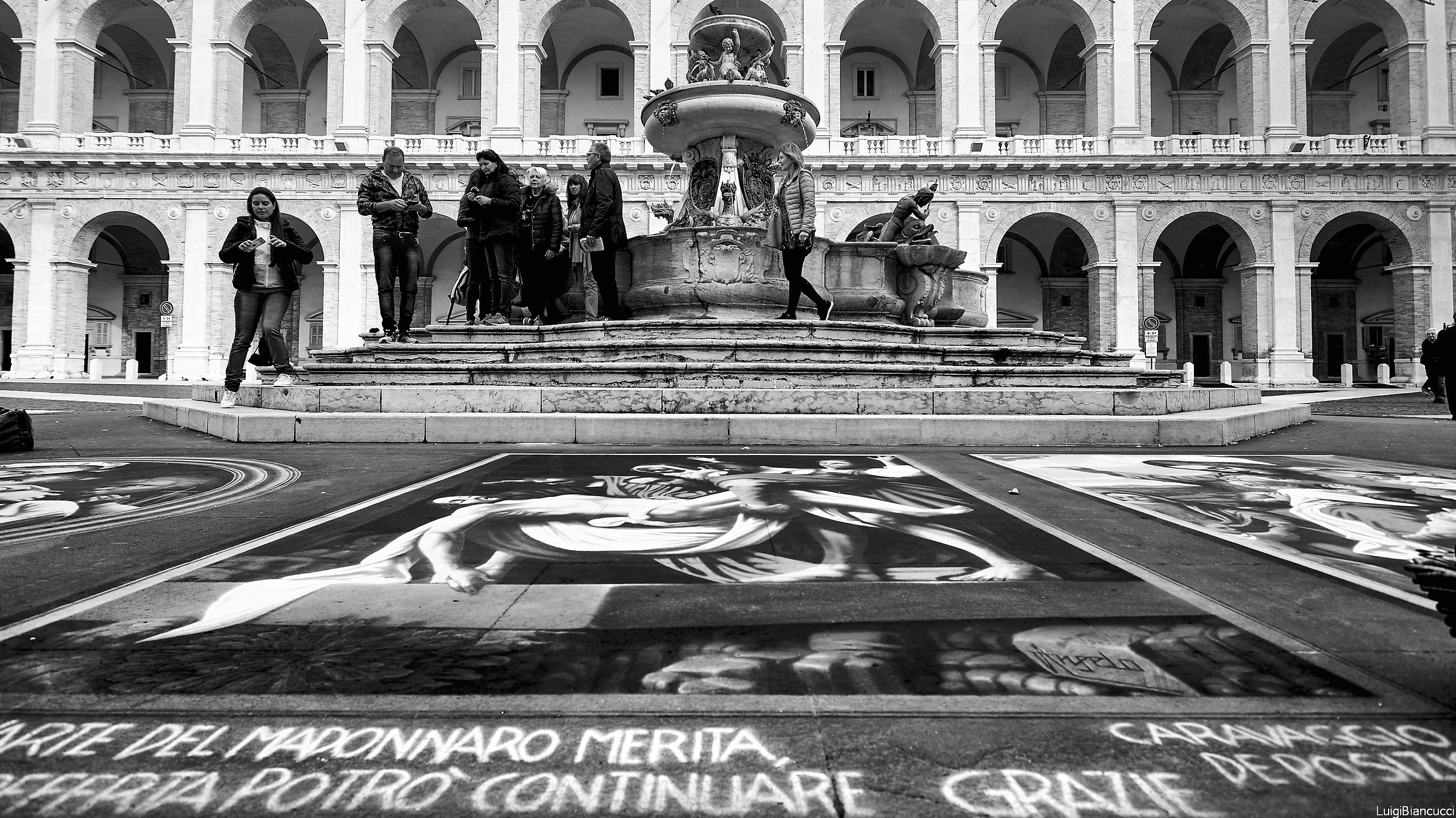 Il lavoro del Madonnaro