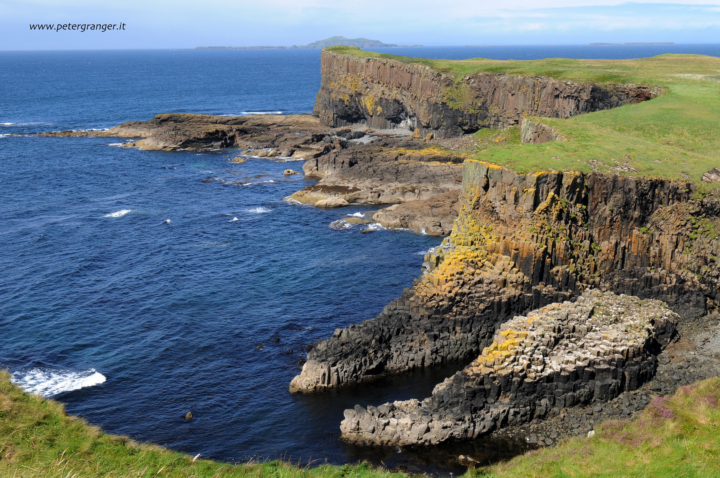 panorama of the island of bracket