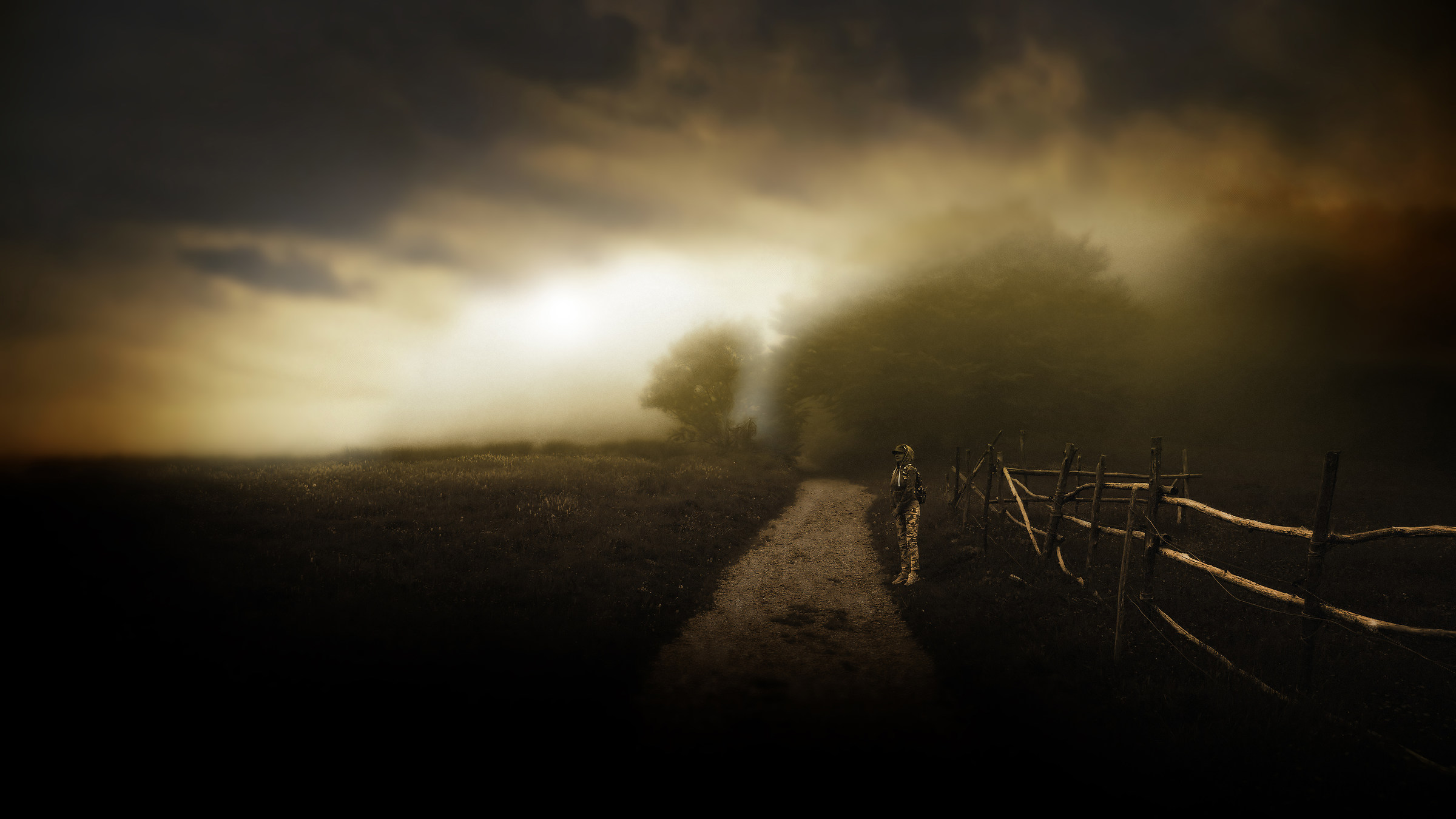 In the clouds of Mount Beigua