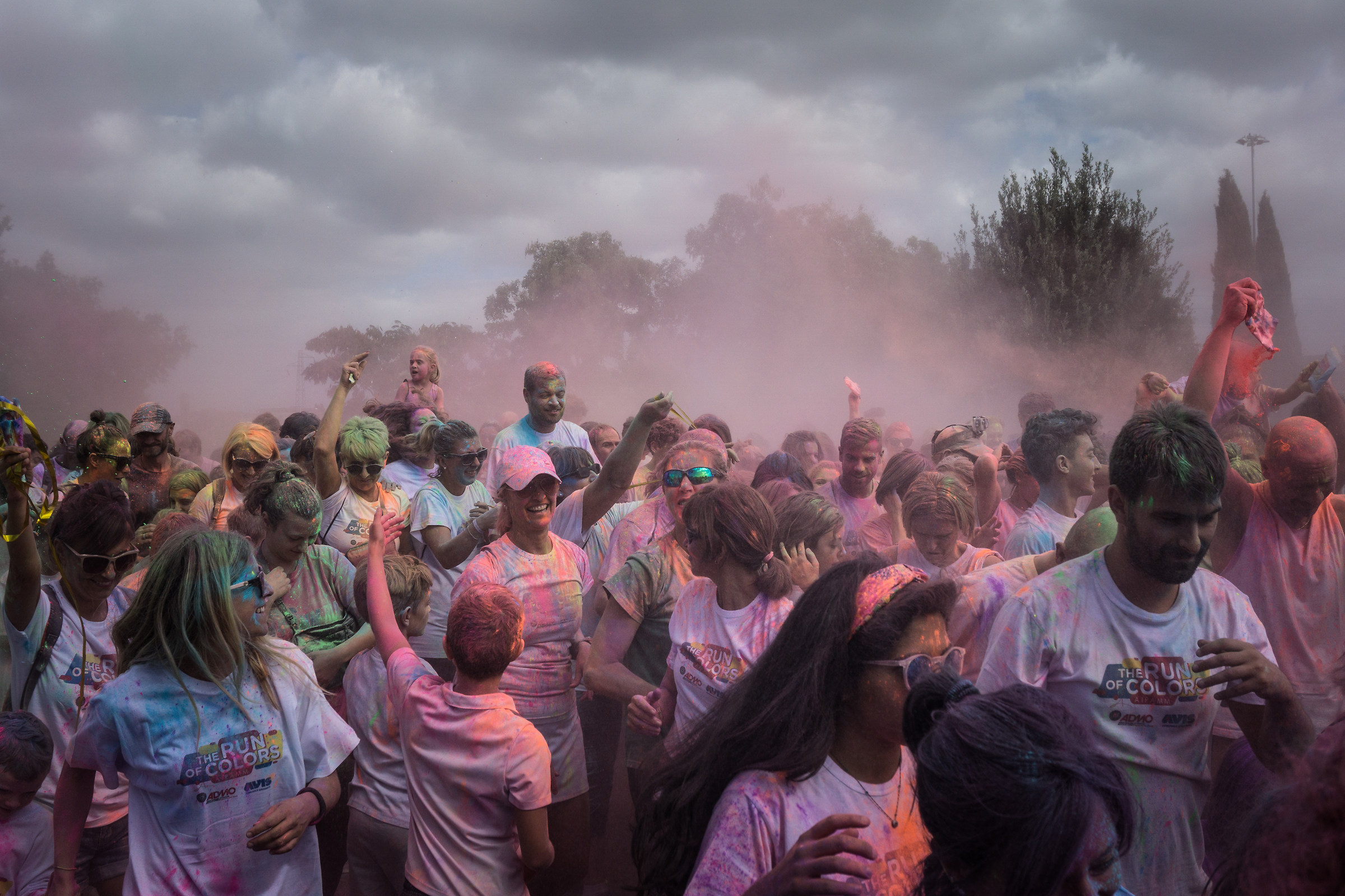The run of colors