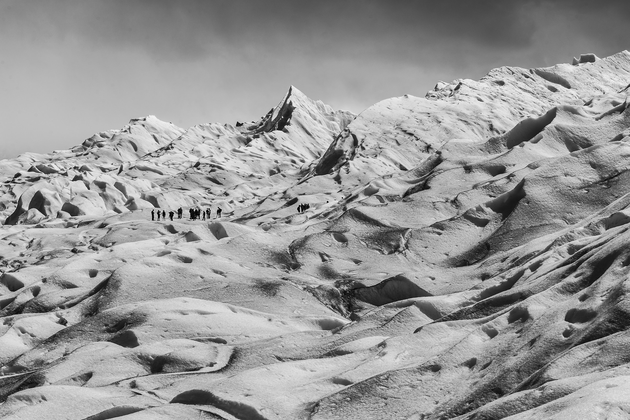 Two steps on Perito Moreno