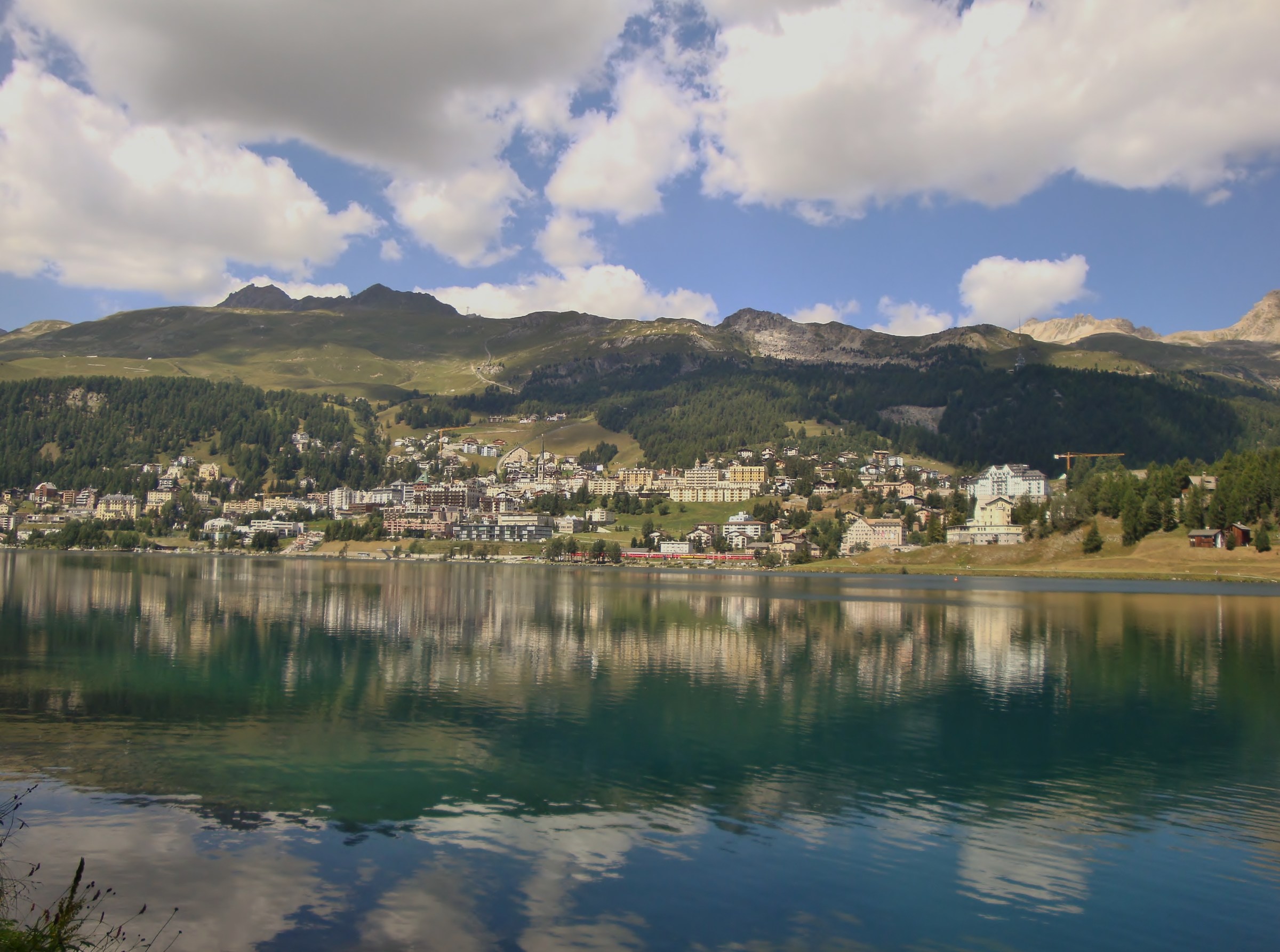 Saint Moritz e il suo trenino