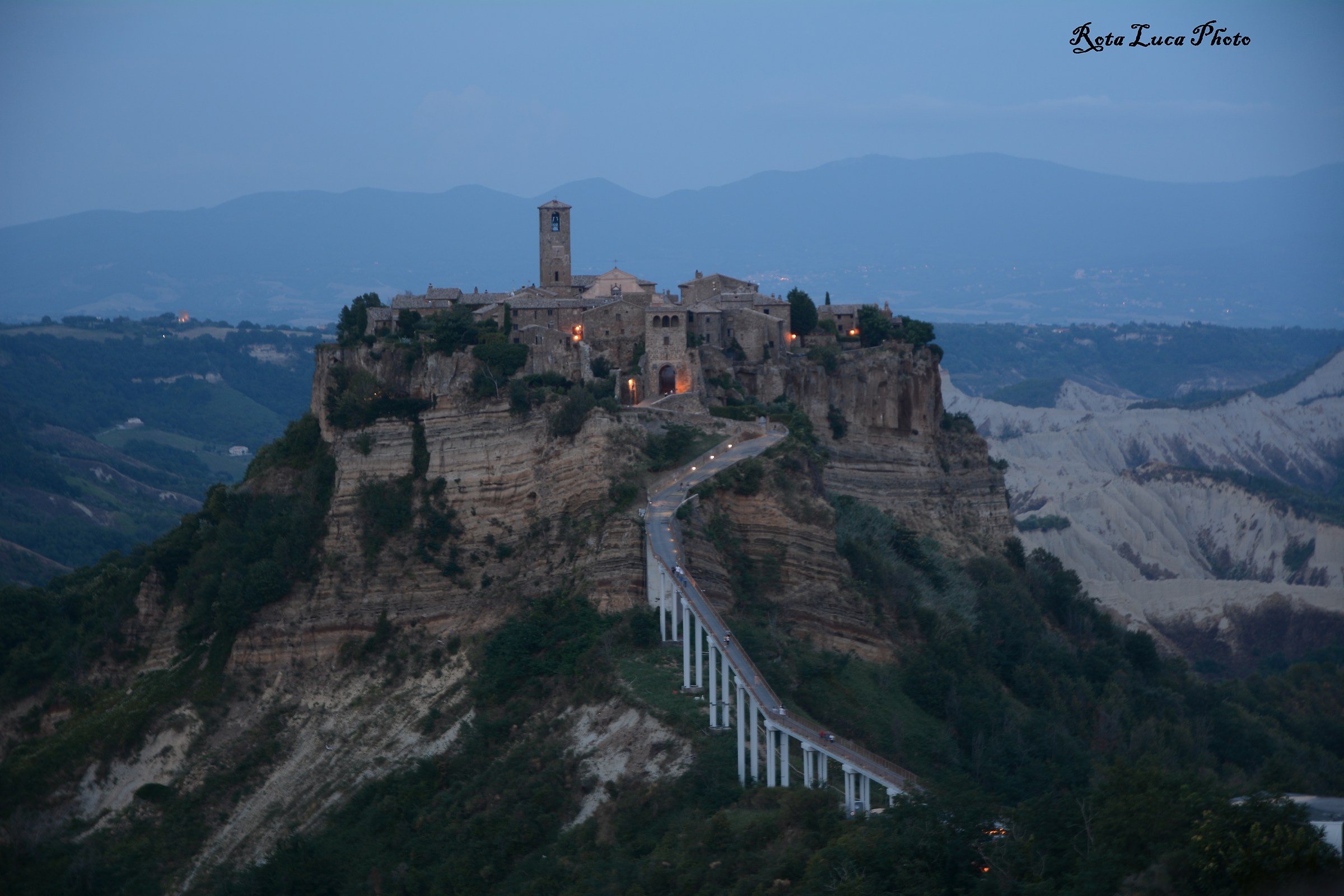 Civita di Bagnoregio now Blue