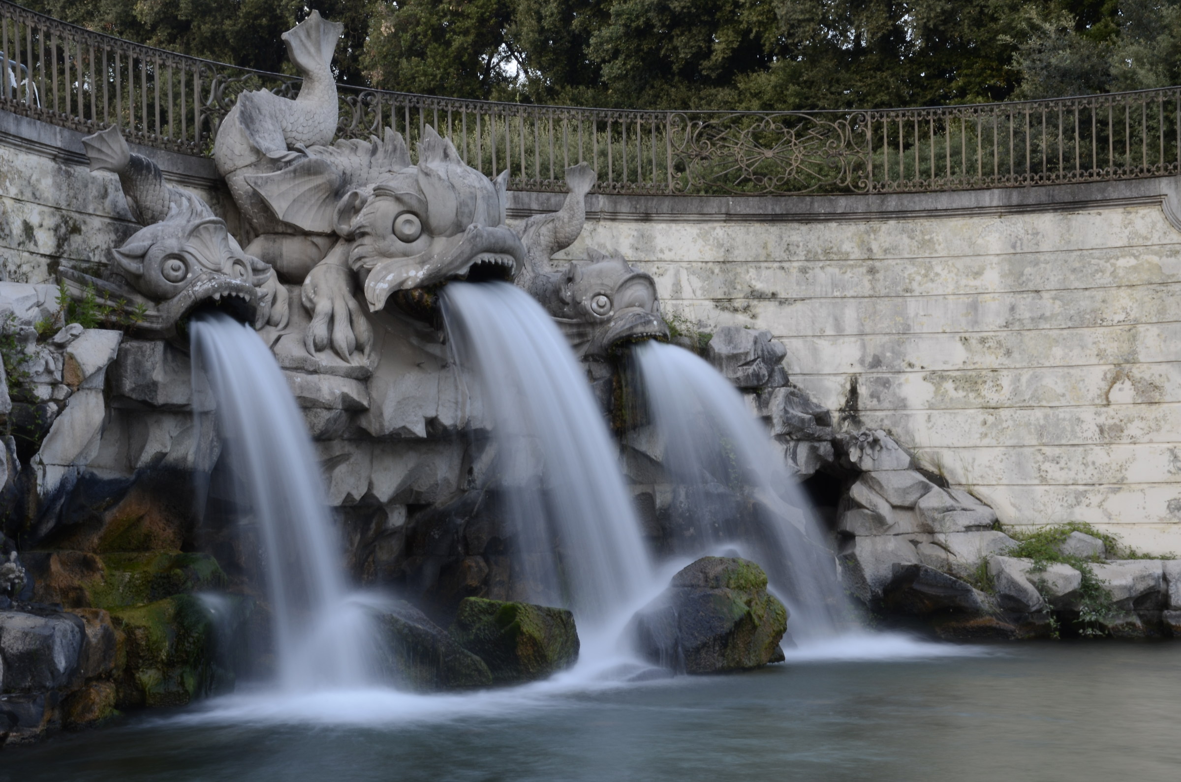 Strange creauture at the Reggia di Caserta