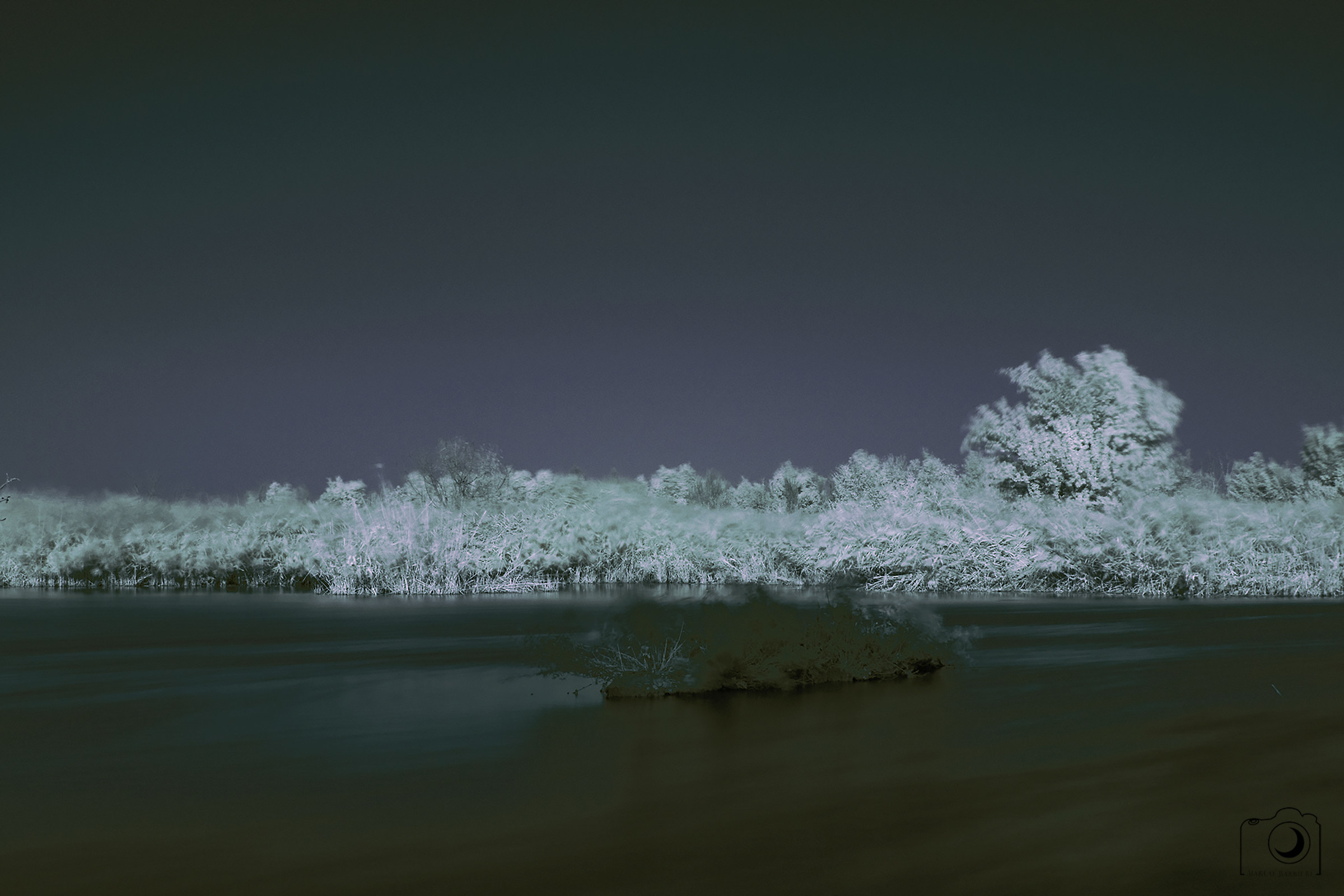 paesaggio in infrarosso