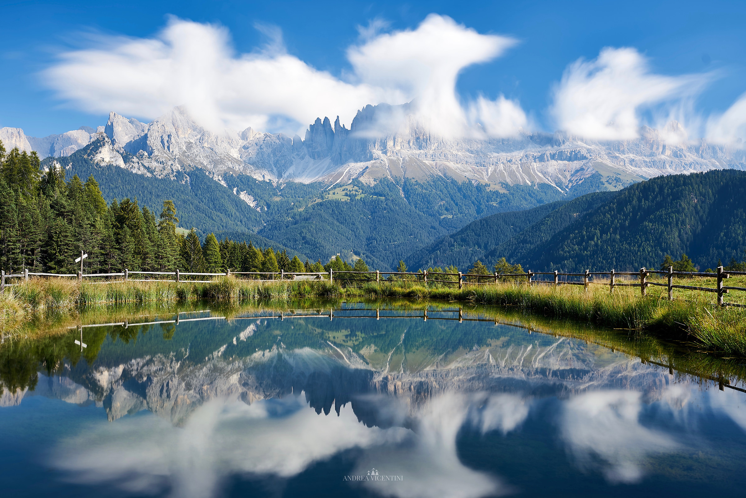 Reflections of the Rosengarten