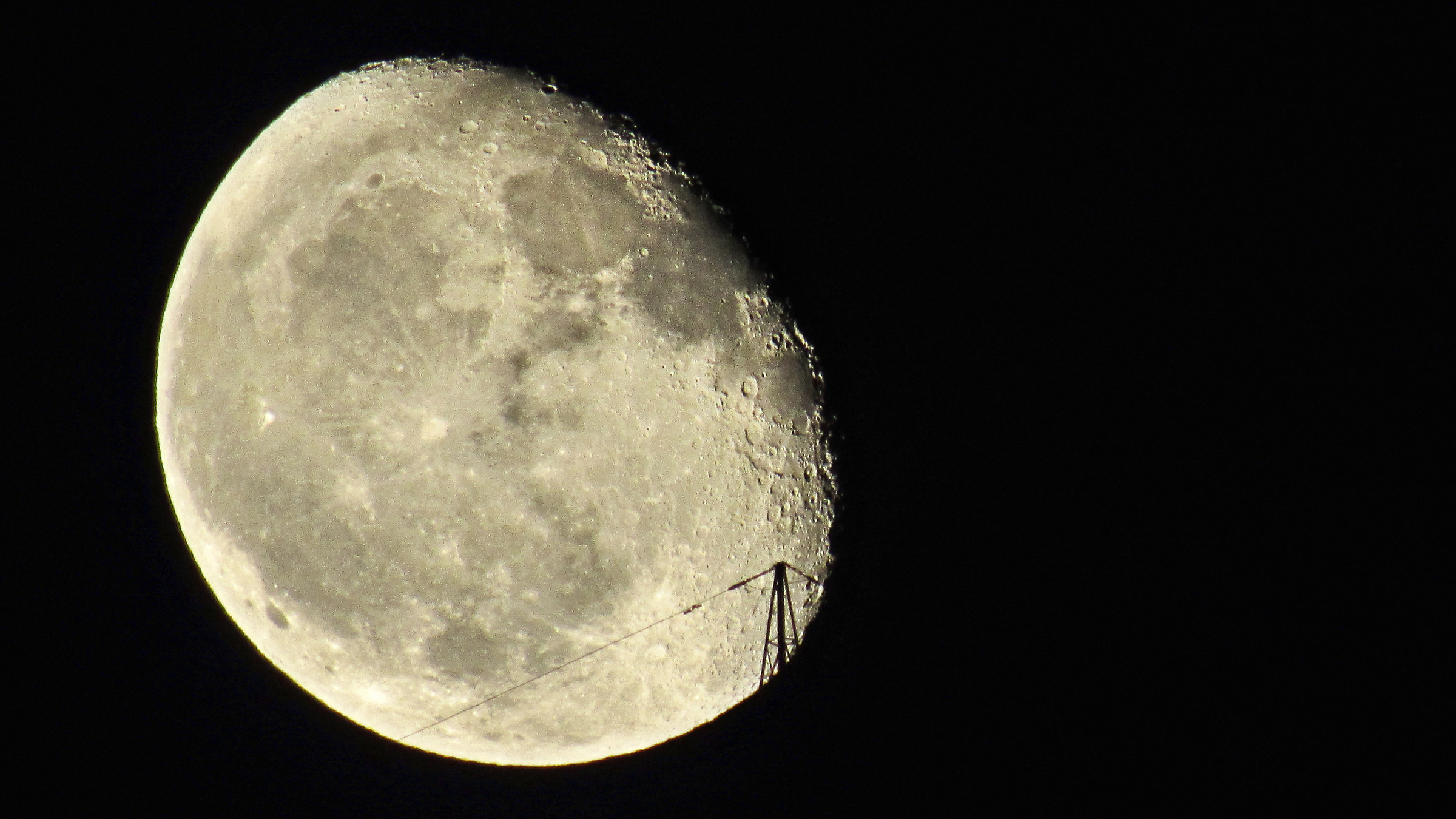 Waning Moon....... with Intruder