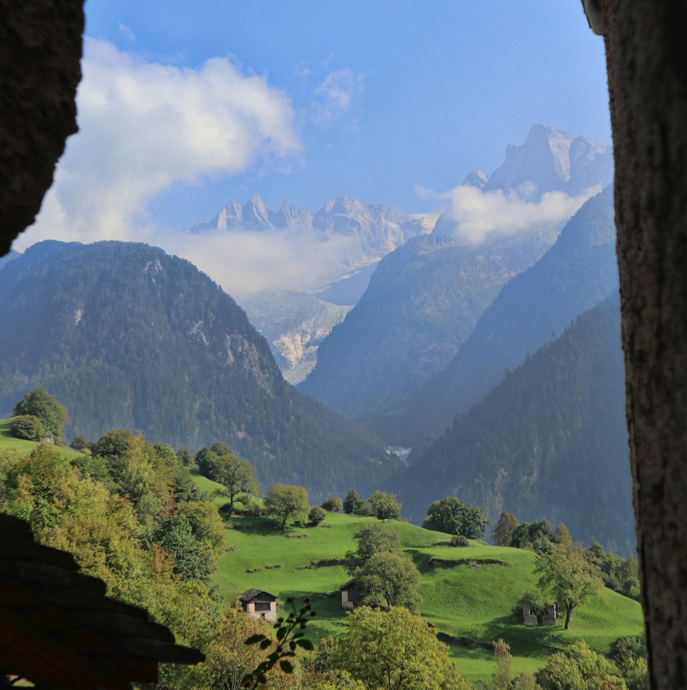 Tops of the Sciora group