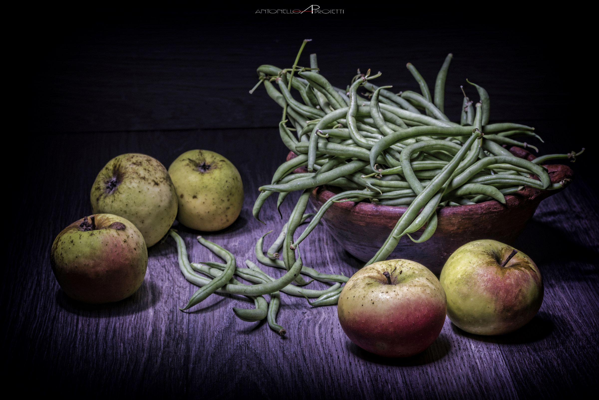 Green Beans and apples