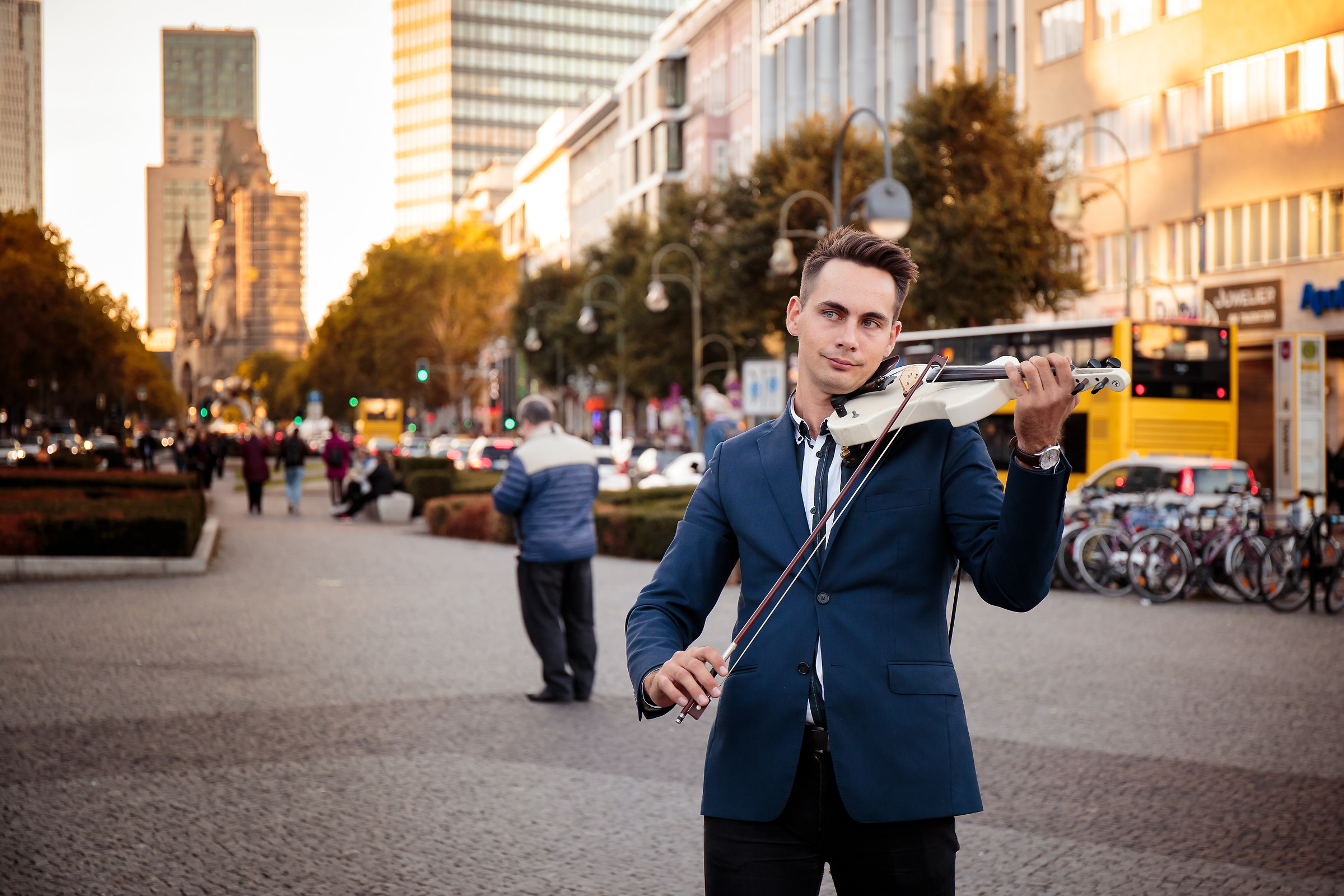 Violinista a Berlino