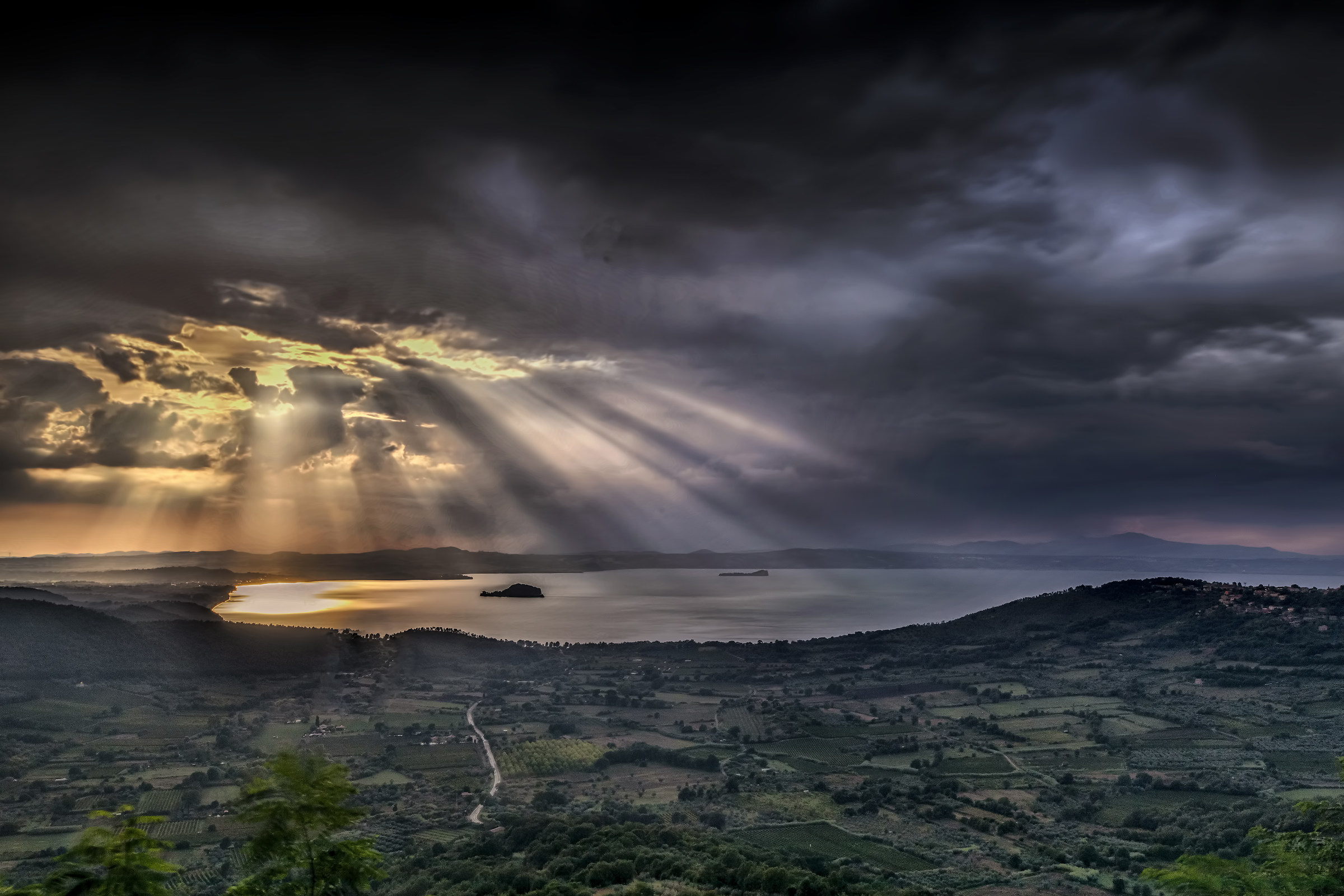 What I see... from Montefiascone.