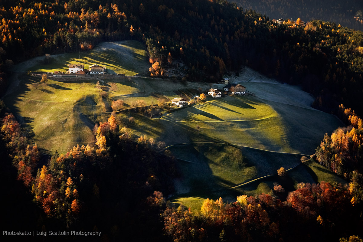 Fredda mattina in val d d'Ega