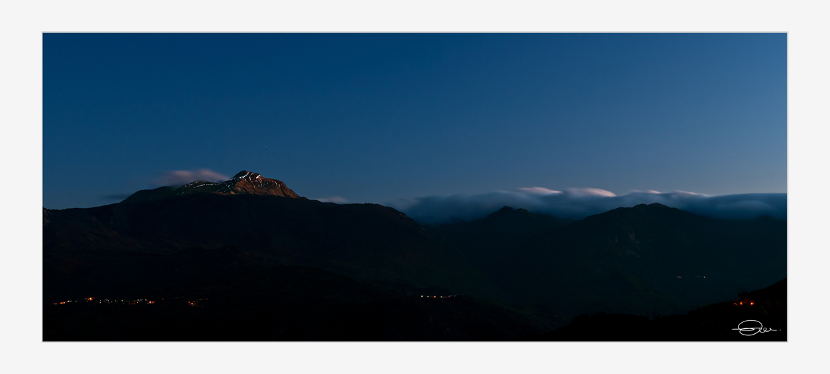 Ora blu sul Monte Cusna