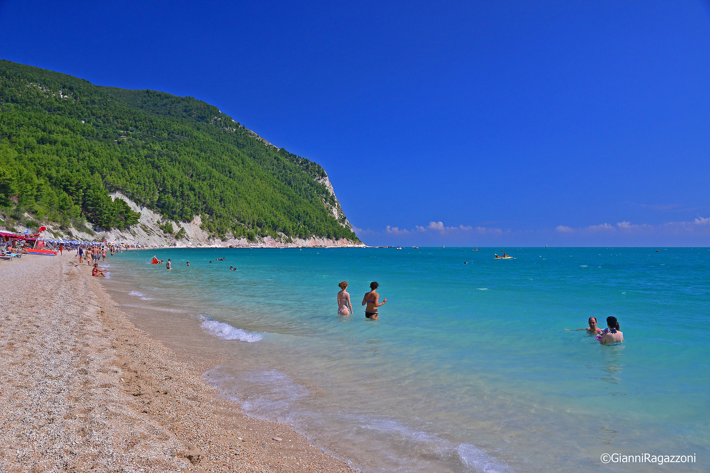 Beach of Sassi Neri, Sirolo, Marche