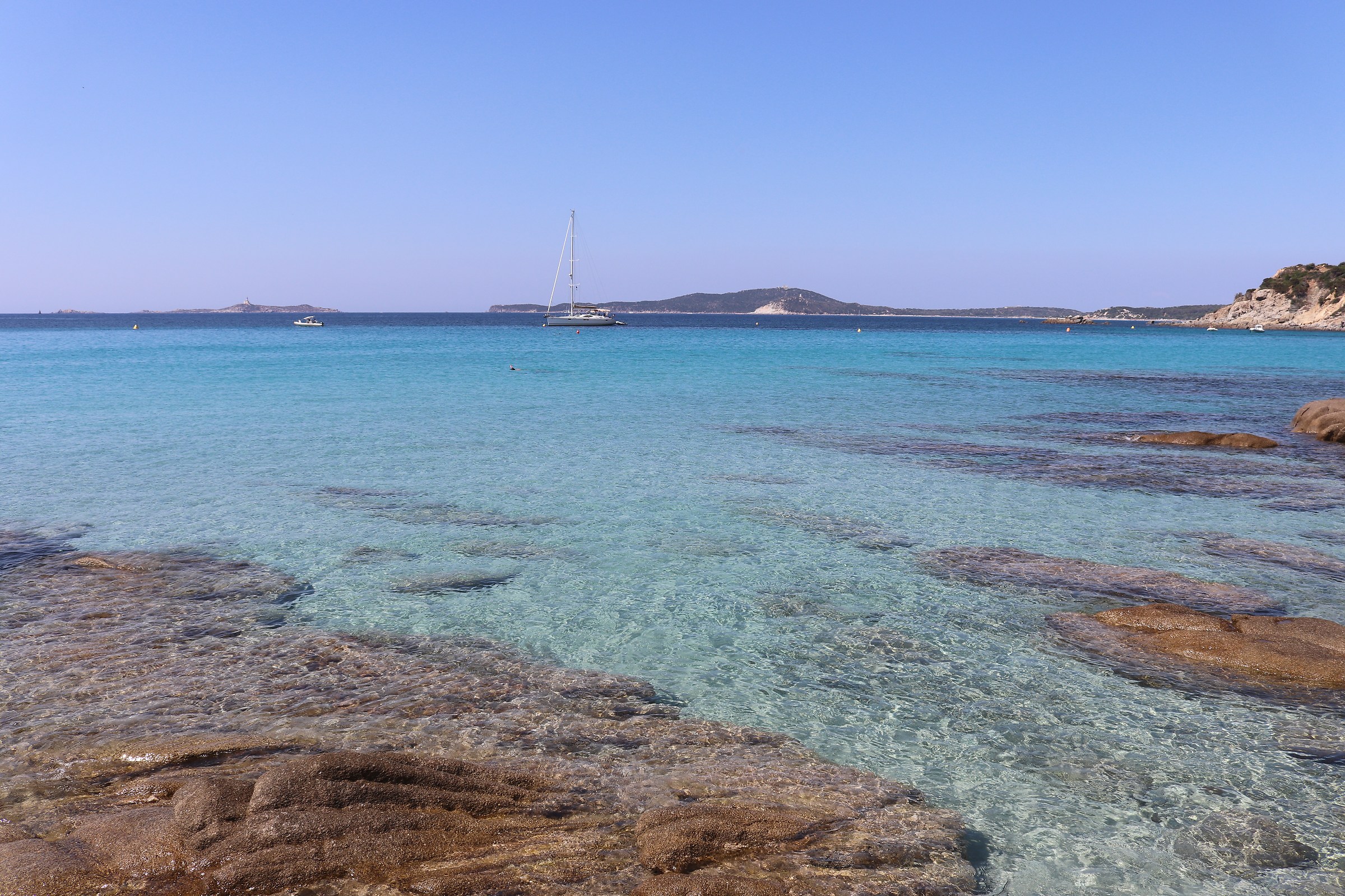 Beach of Punta Molentis in Sardinia