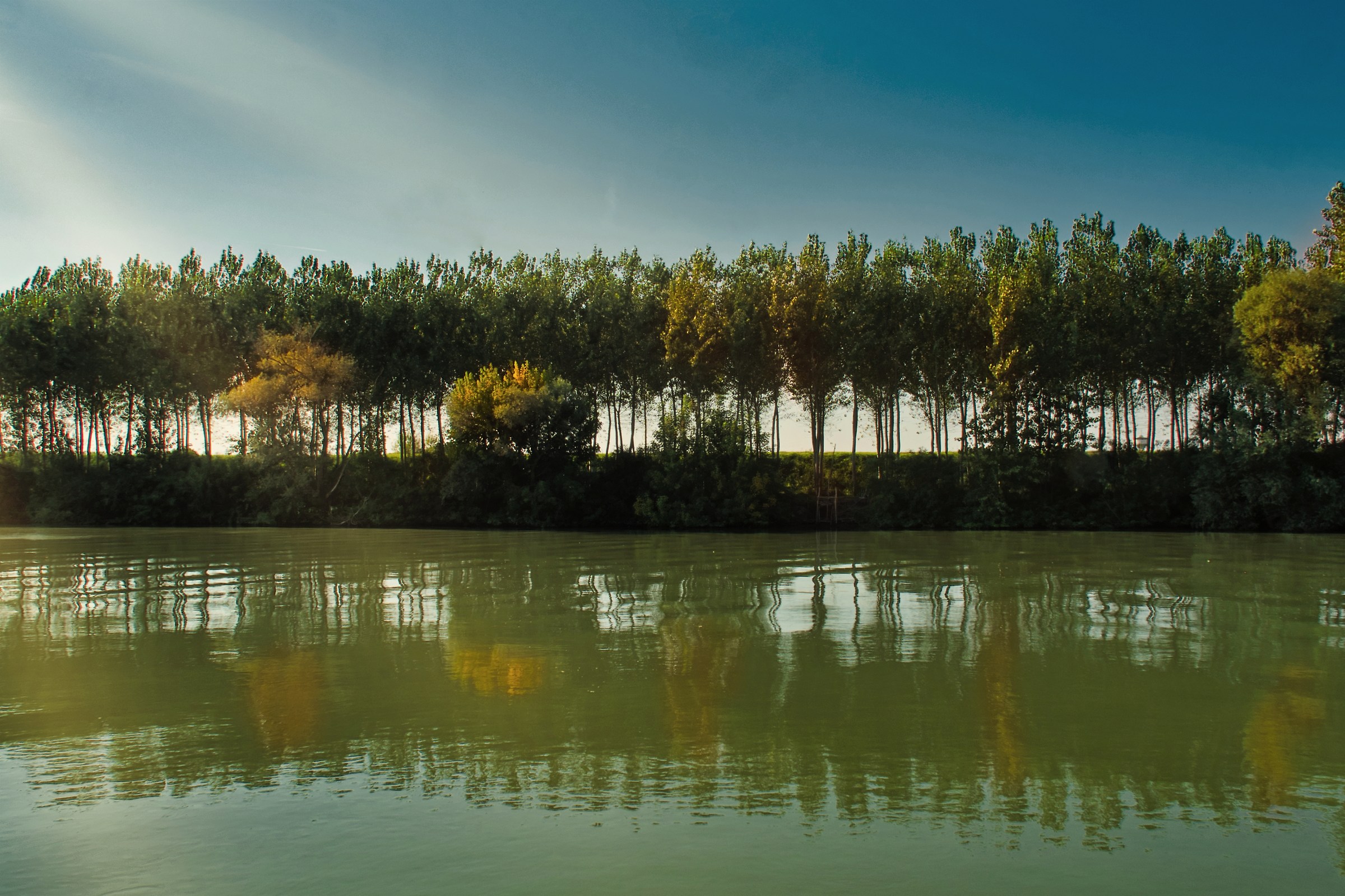 The Po towards the mouth