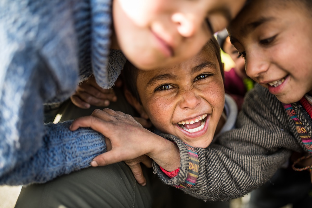 Surrounded by smiles