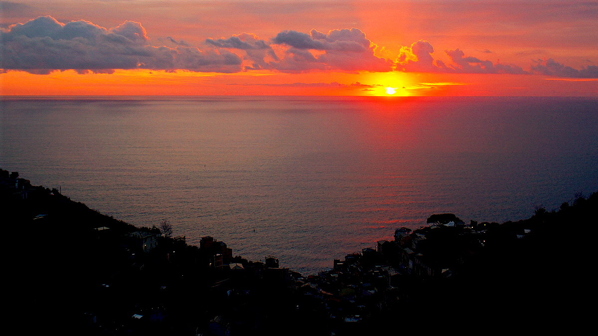 Dall'alto di Riomaggiore