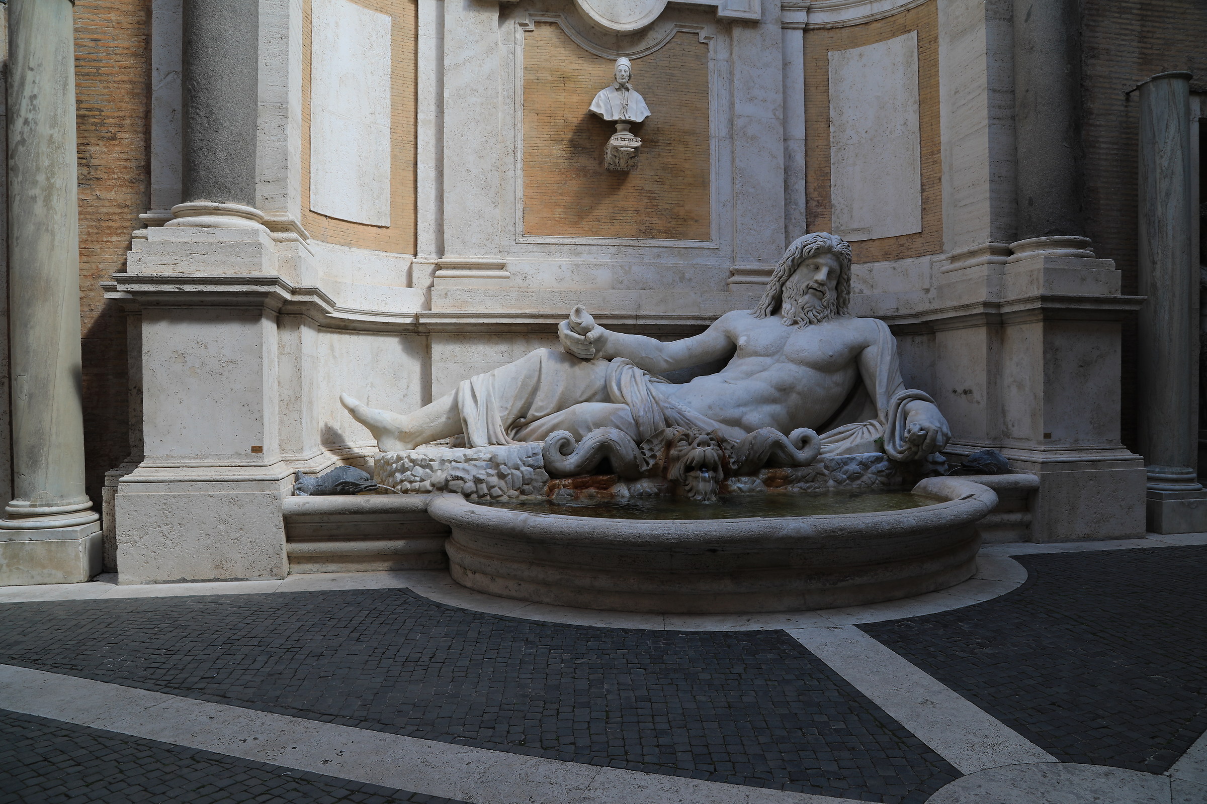 Rome Musei Capitolini: the Marforio.