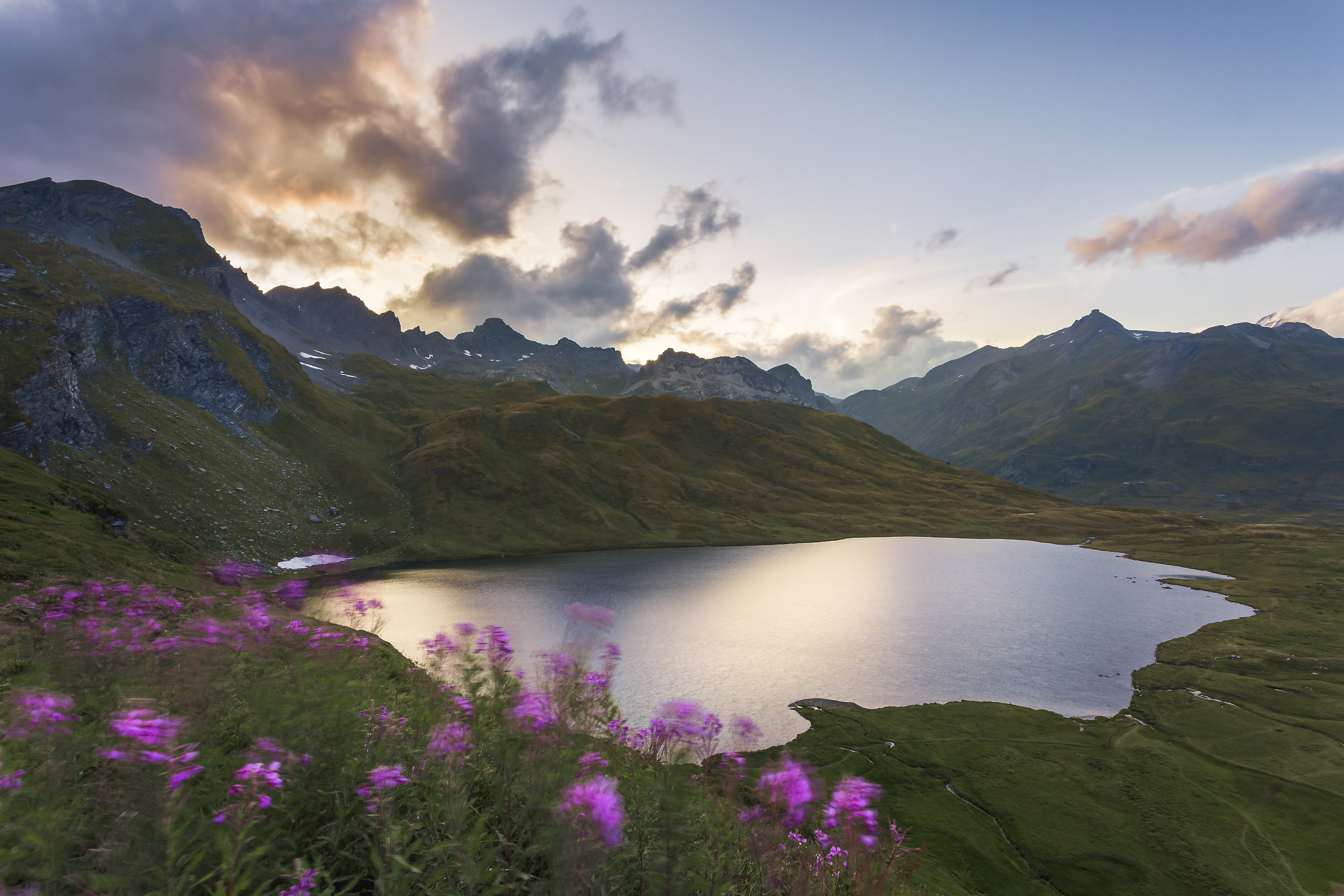 Lago del Verney al tramonto