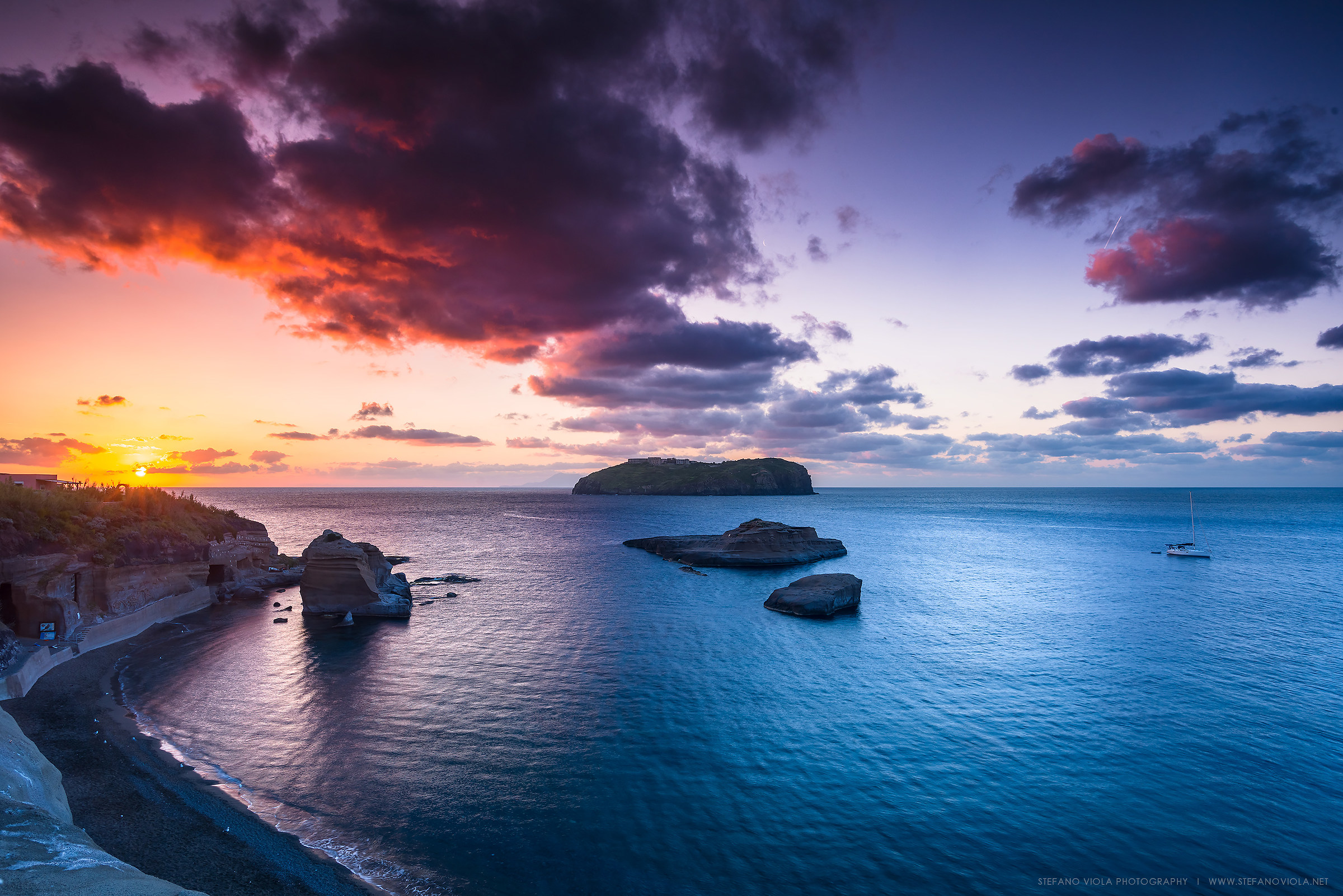L'alba da Cala Nave - Ventotene