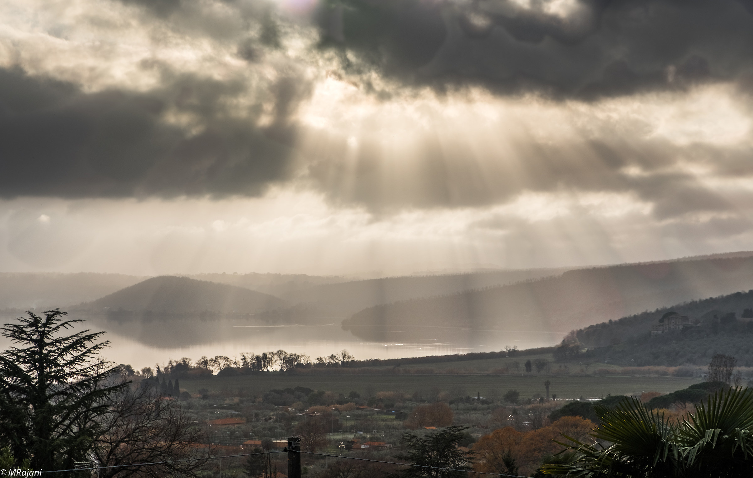 Trevignano: Storm on the lake