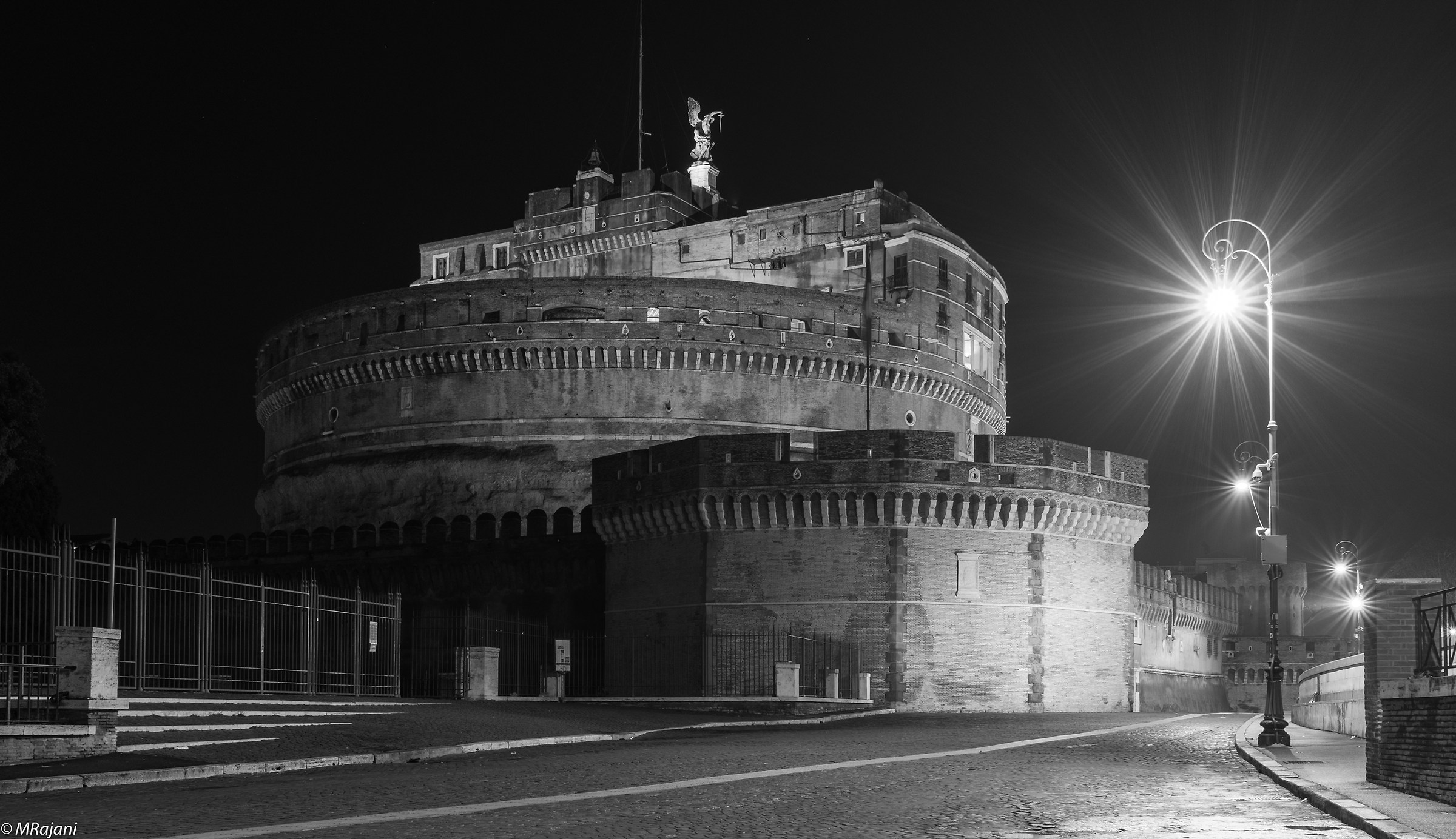 Castel Sant'Angelo bianco e nero