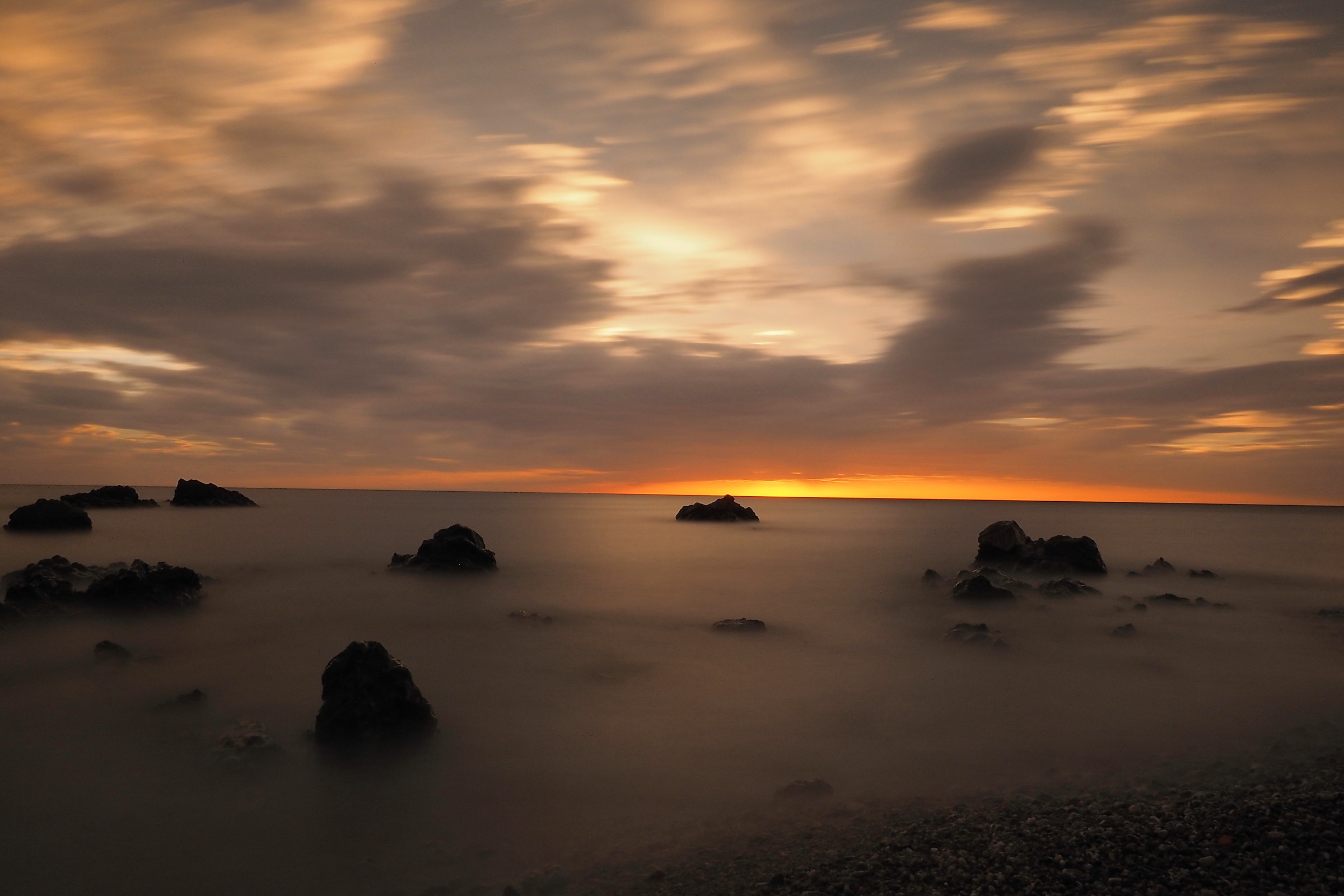 October sunset... Calabria