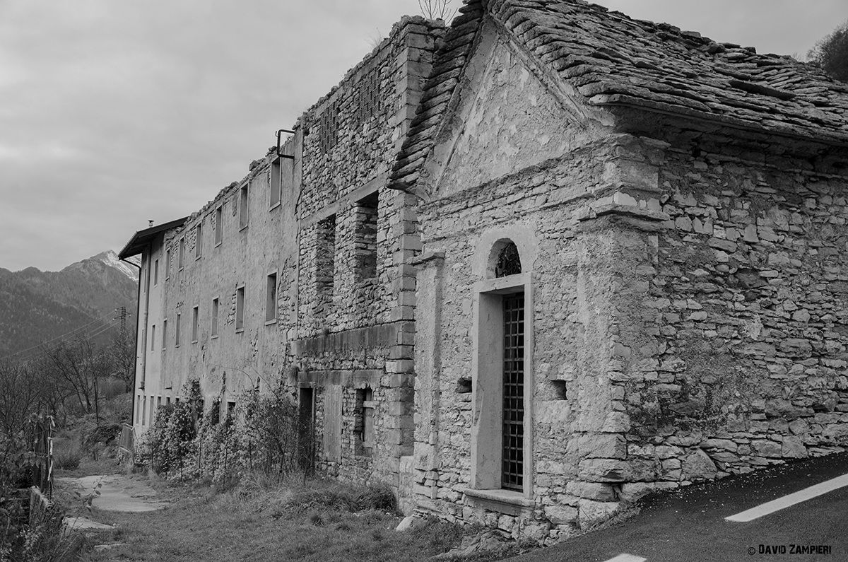 Casso verso la panoramica della diga