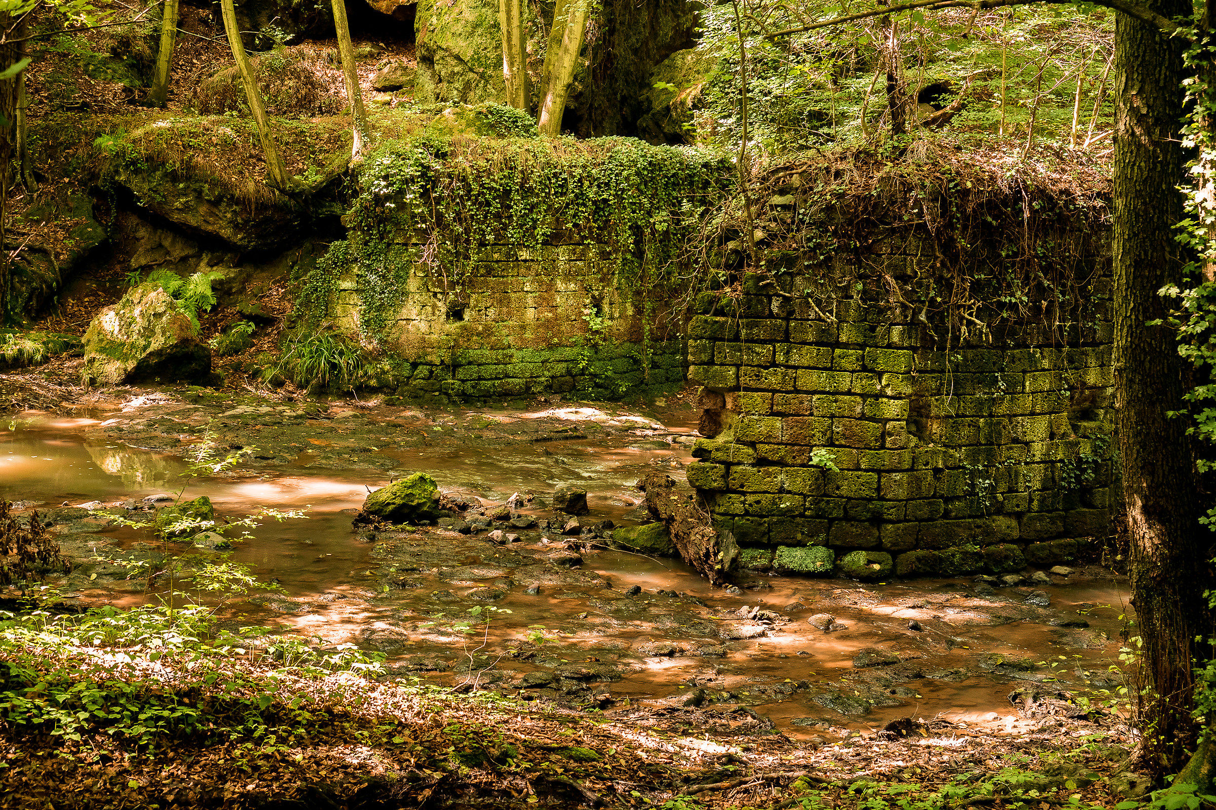 Remains of a Roman bridge