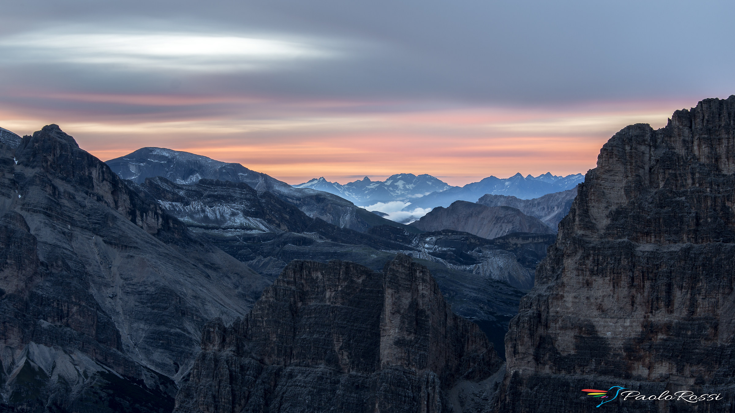 Sunset at the Lagazuoi