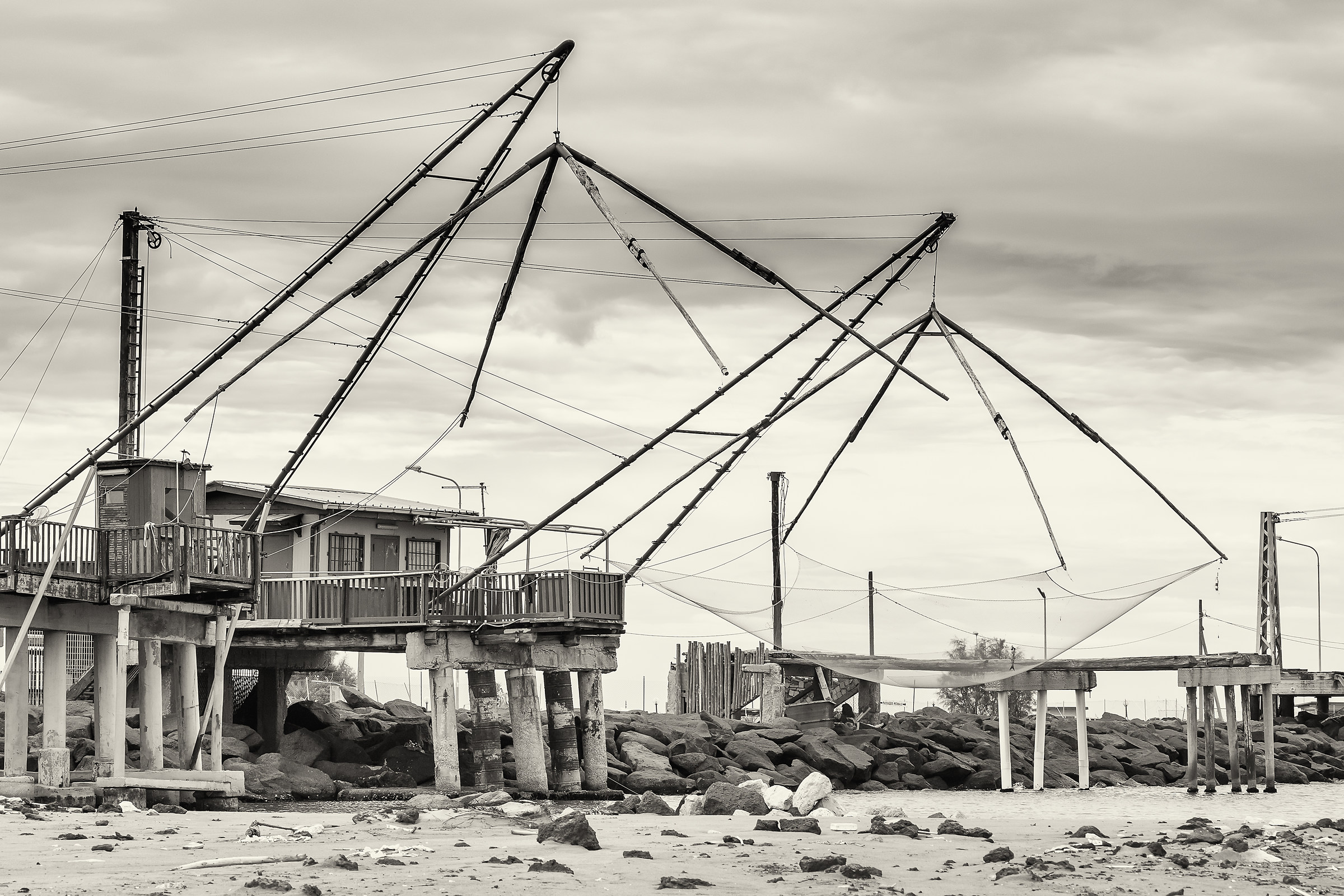 Fiumicino - Bilancioni da pesca