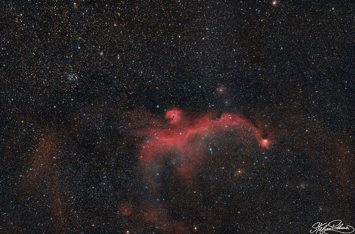 Seagull Nebula (nebulosa Gabbiano) in Cane Maggiore