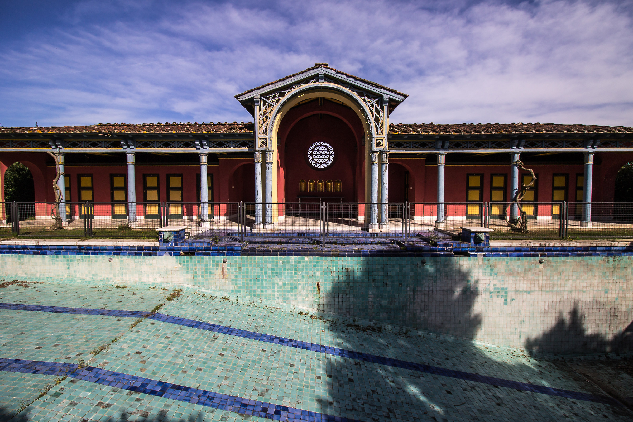 Abandoned swimming pool, Villa Reale di marlia