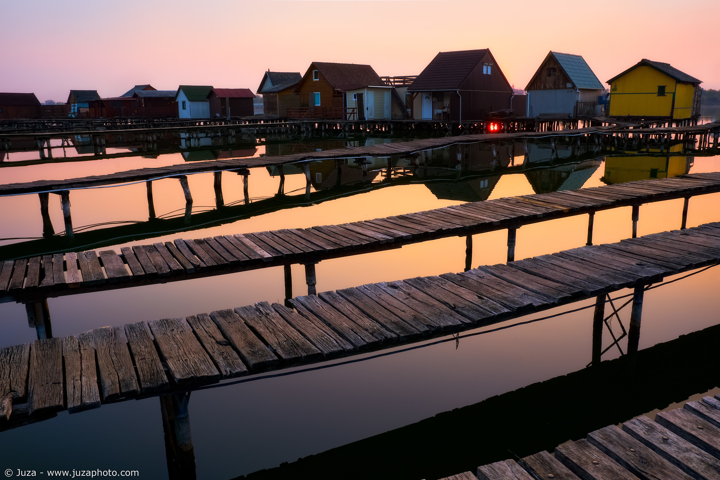The village on Lake Bokodi