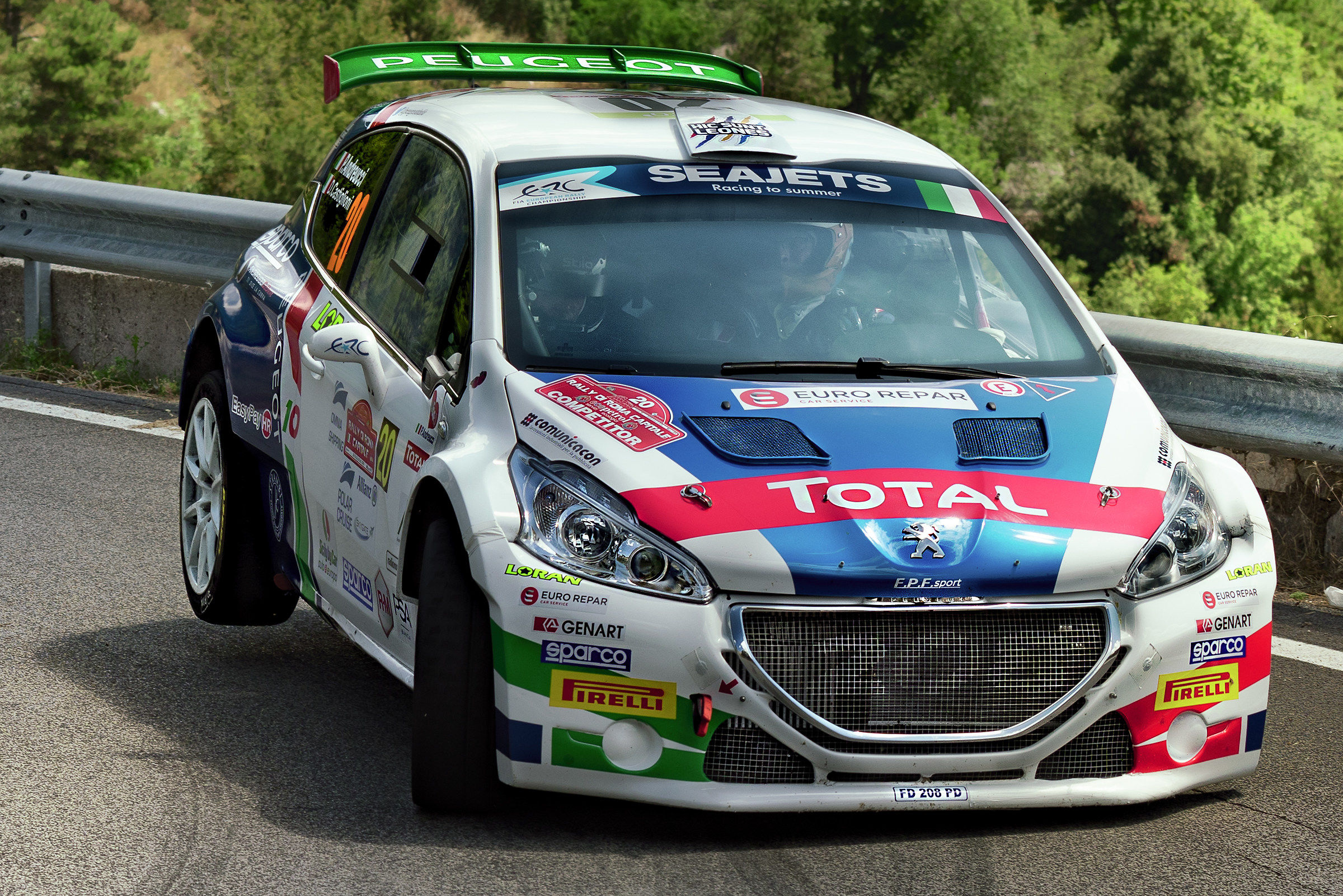 f.p.f. sport srl andreucci andreussi  peugeot 208 t16 r