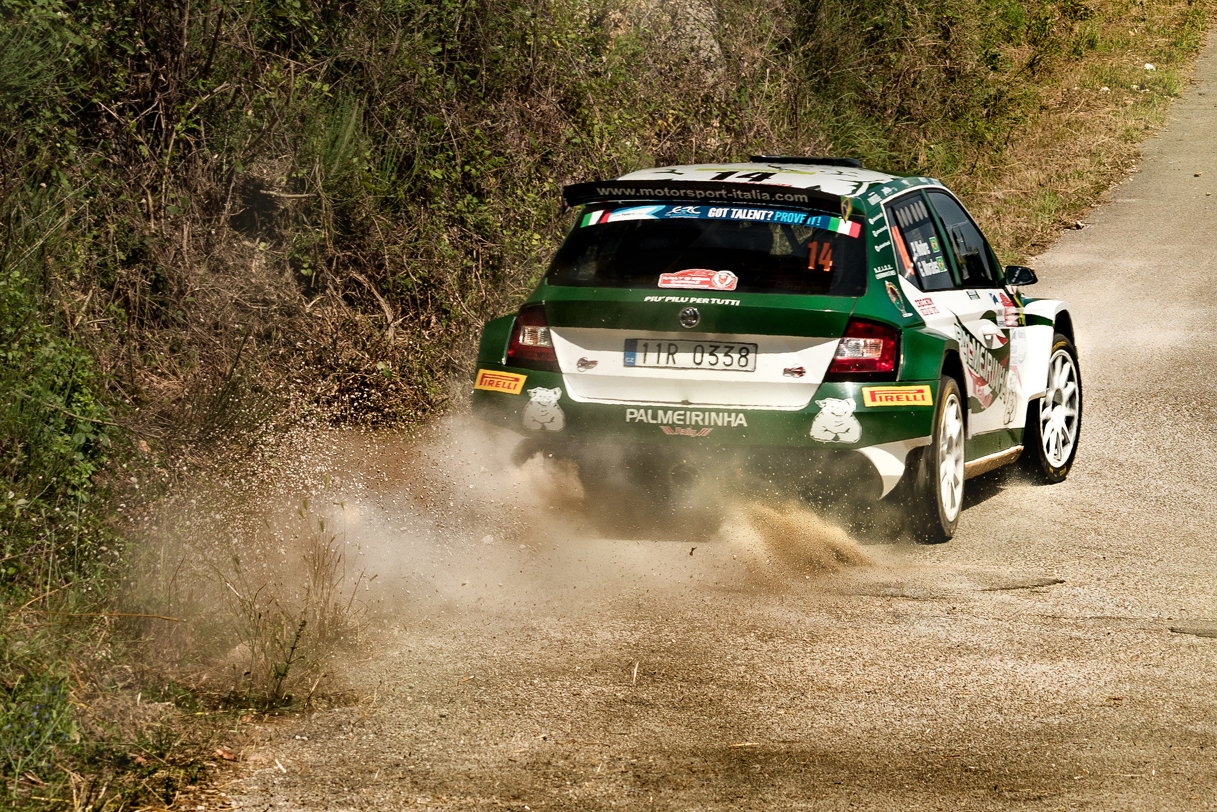 palmeirinha rally  nobre  morales skoda fabia r5 fumone
