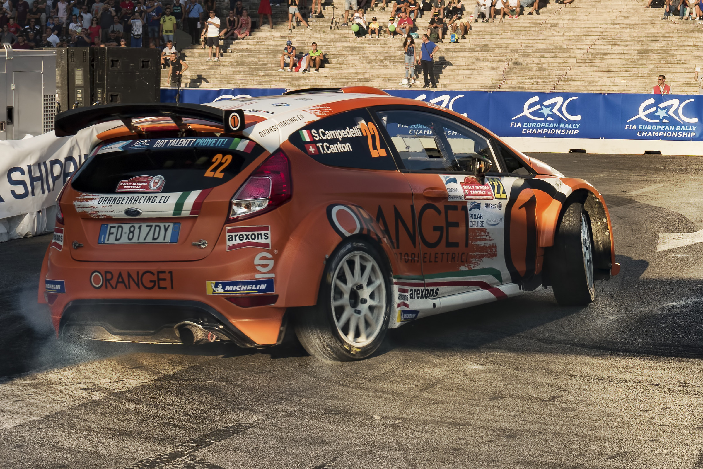 campedelli canton ford fiesta r5 orange 1 racing