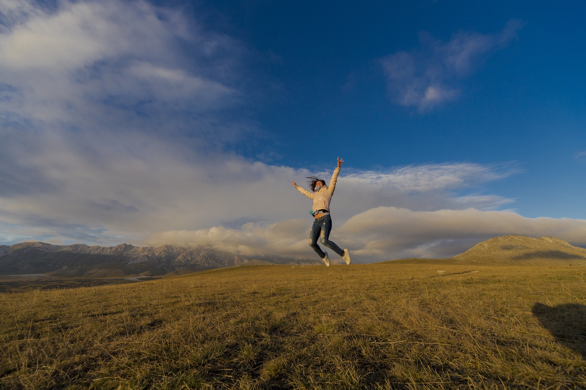 Jumping the gran sasso