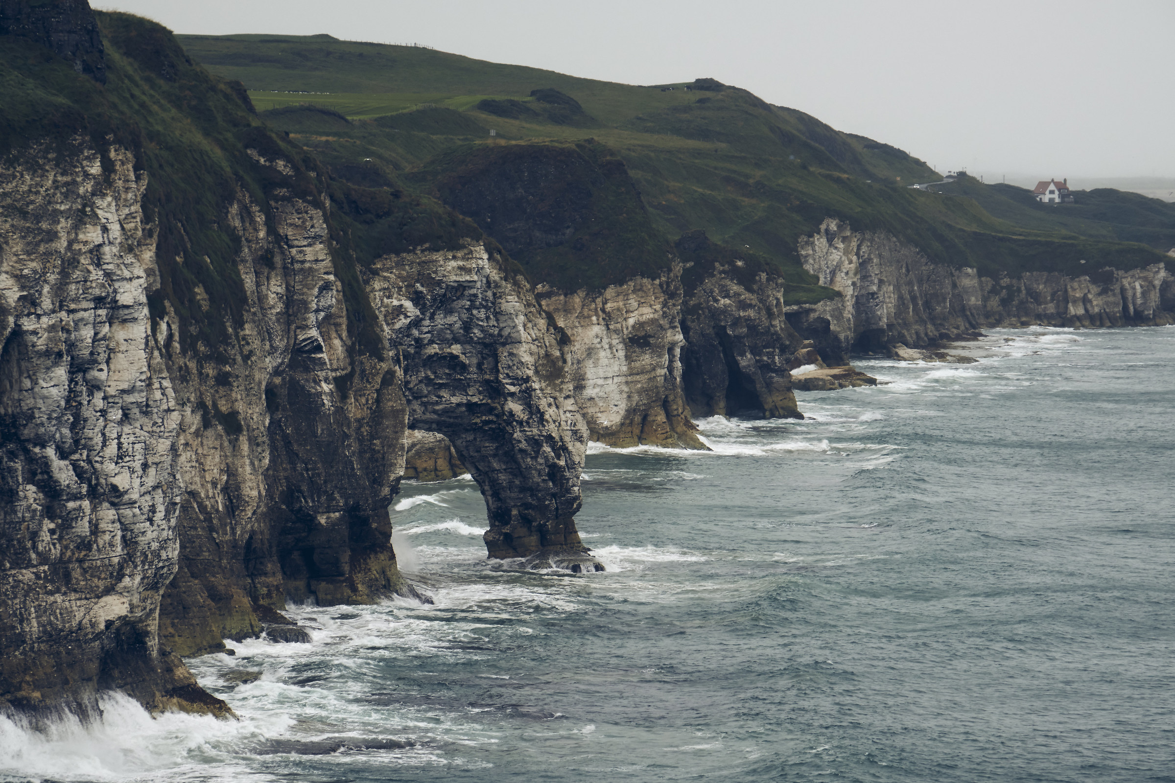 Vista da Dunluce Castle