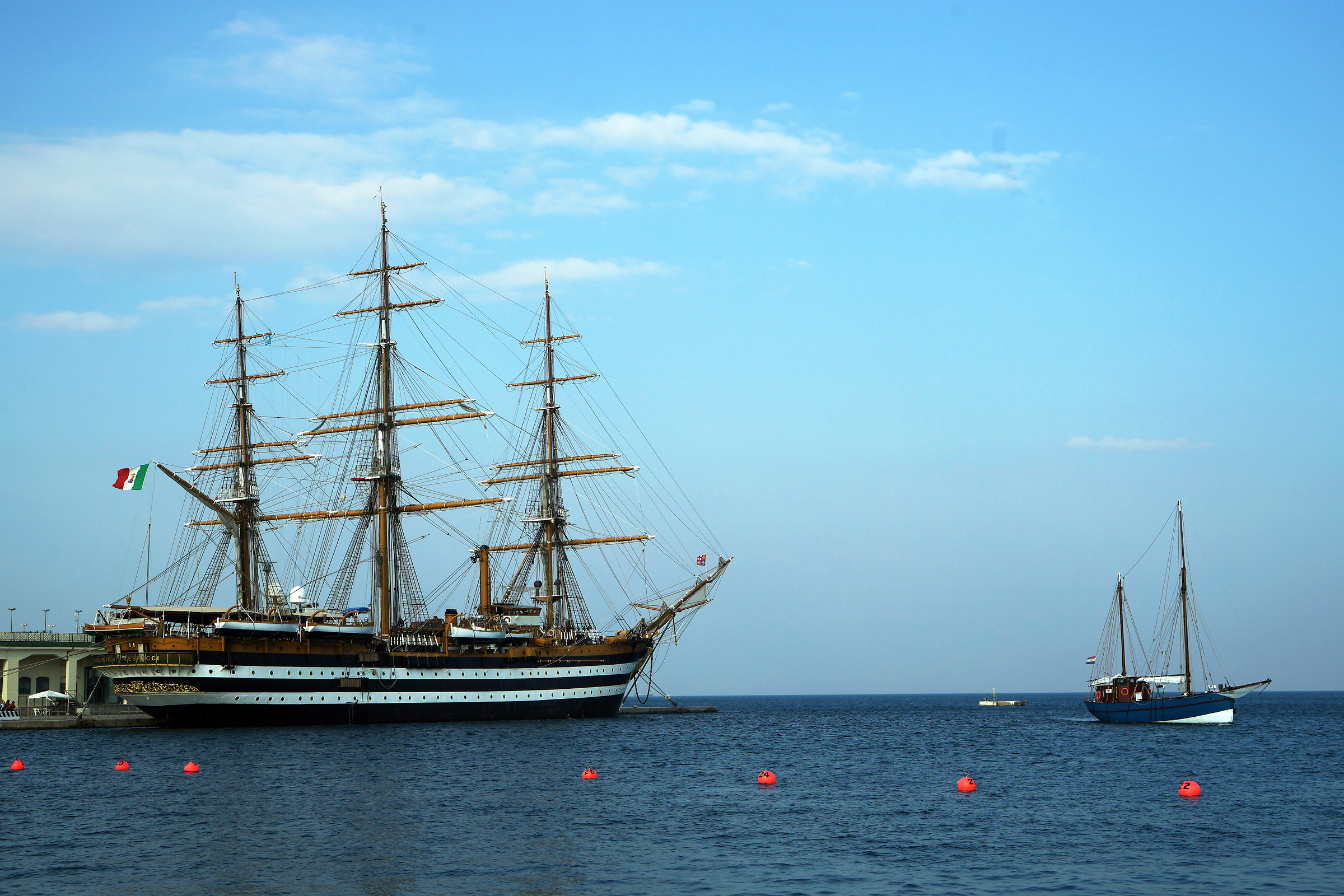 The bar in the evening