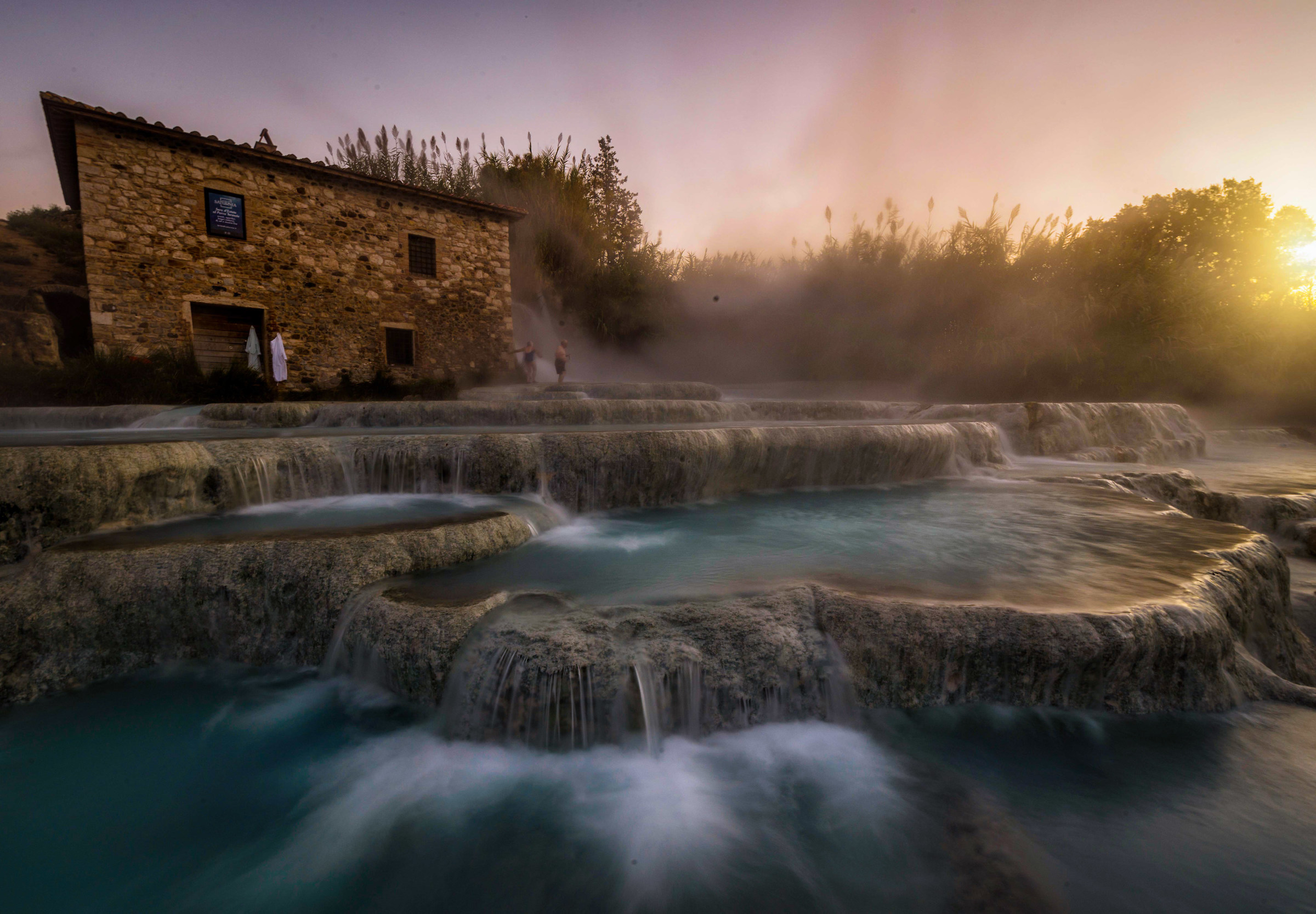 Saturnia at dawn