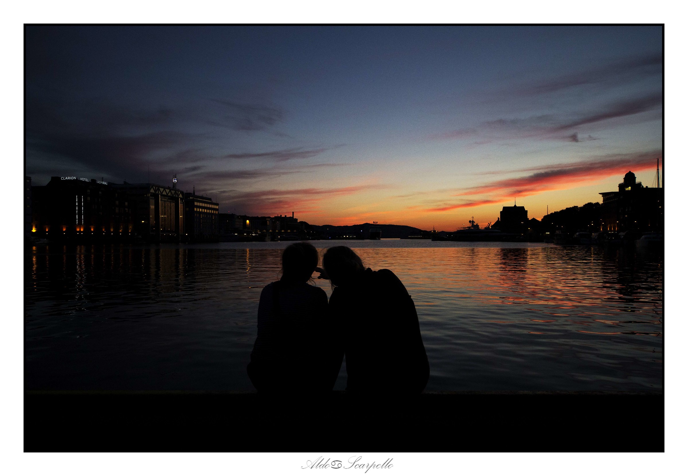 Romantico tramonto....