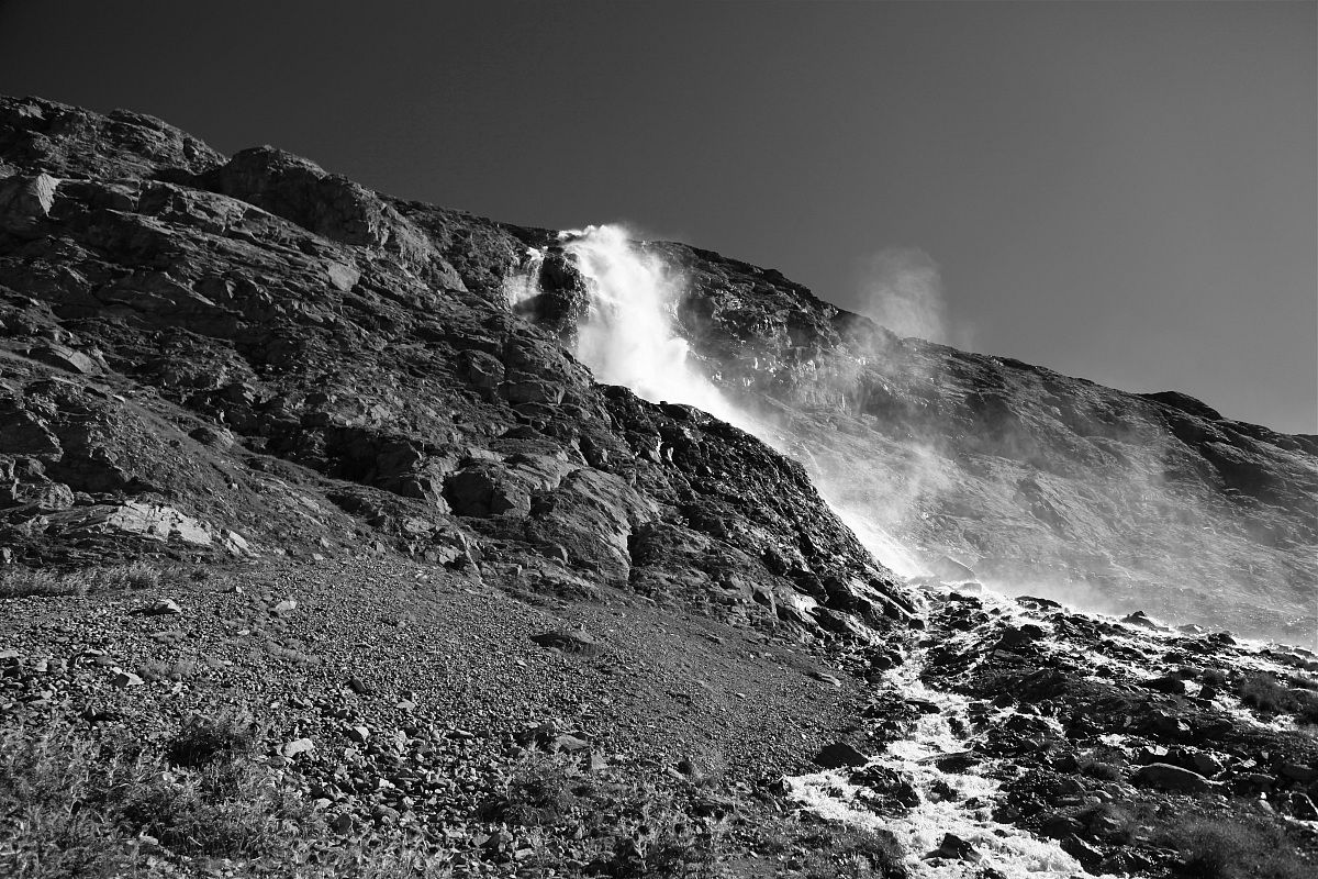 waterfalls Martell South Tyrol